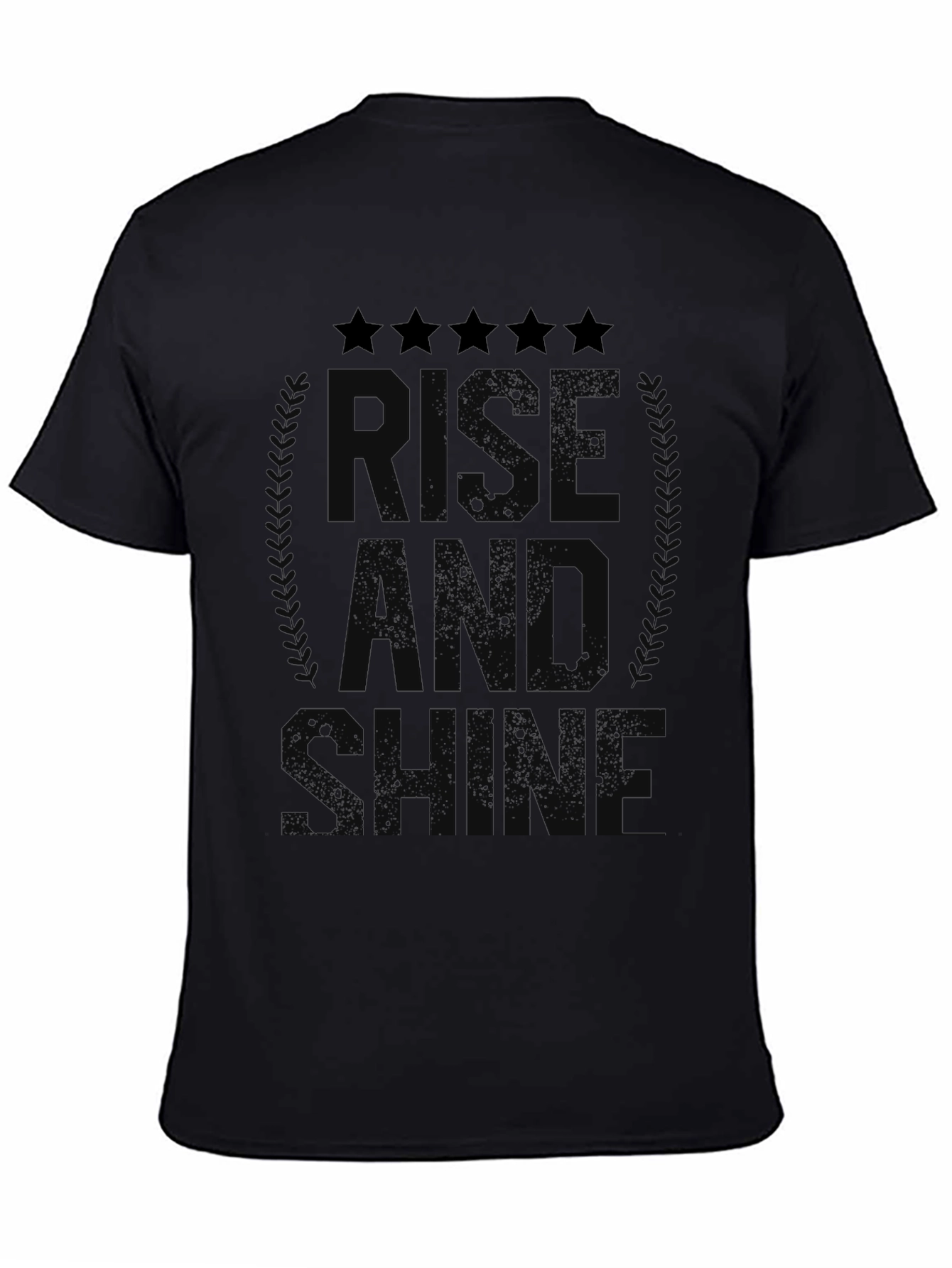 Rise and Shine Graphic Tee - Black