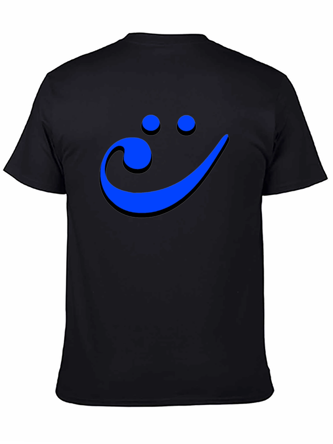Smiley Face Musical Note Mens Graphic Tee