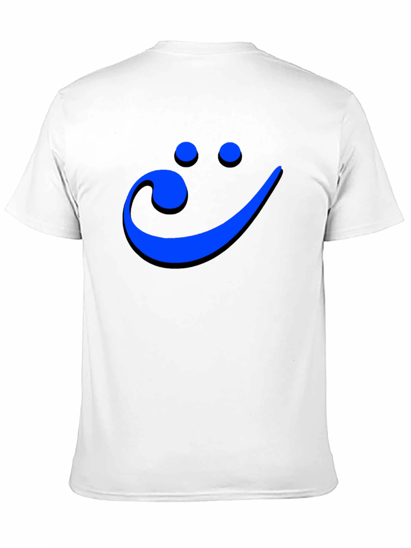 Smiley Face Musical Note Mens Graphic Tee