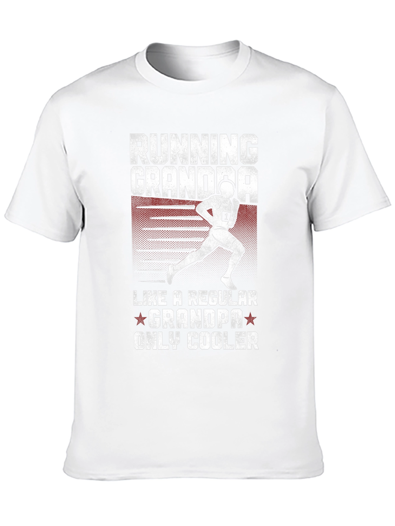 Running Grandpa T-Shirt - Cool Grandfather Gift