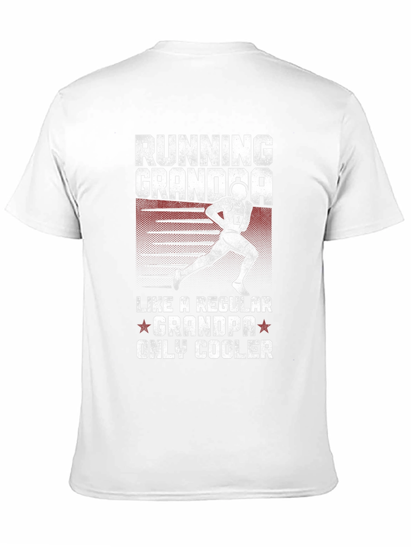 Running Grandpa T-Shirt - Cool Grandfather Gift