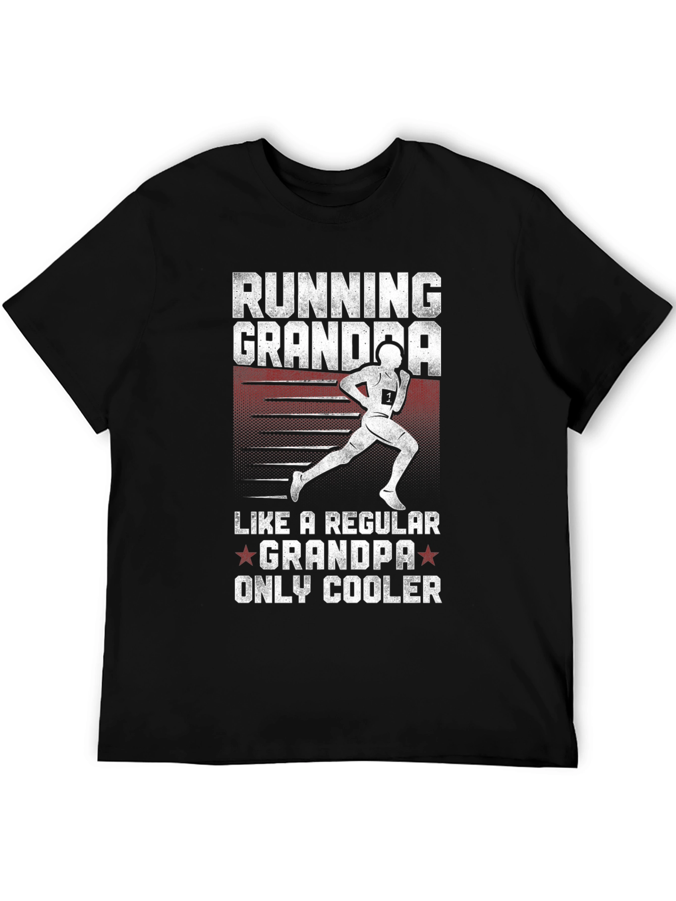 Running Grandpa T-Shirt - Cool Grandfather Gift