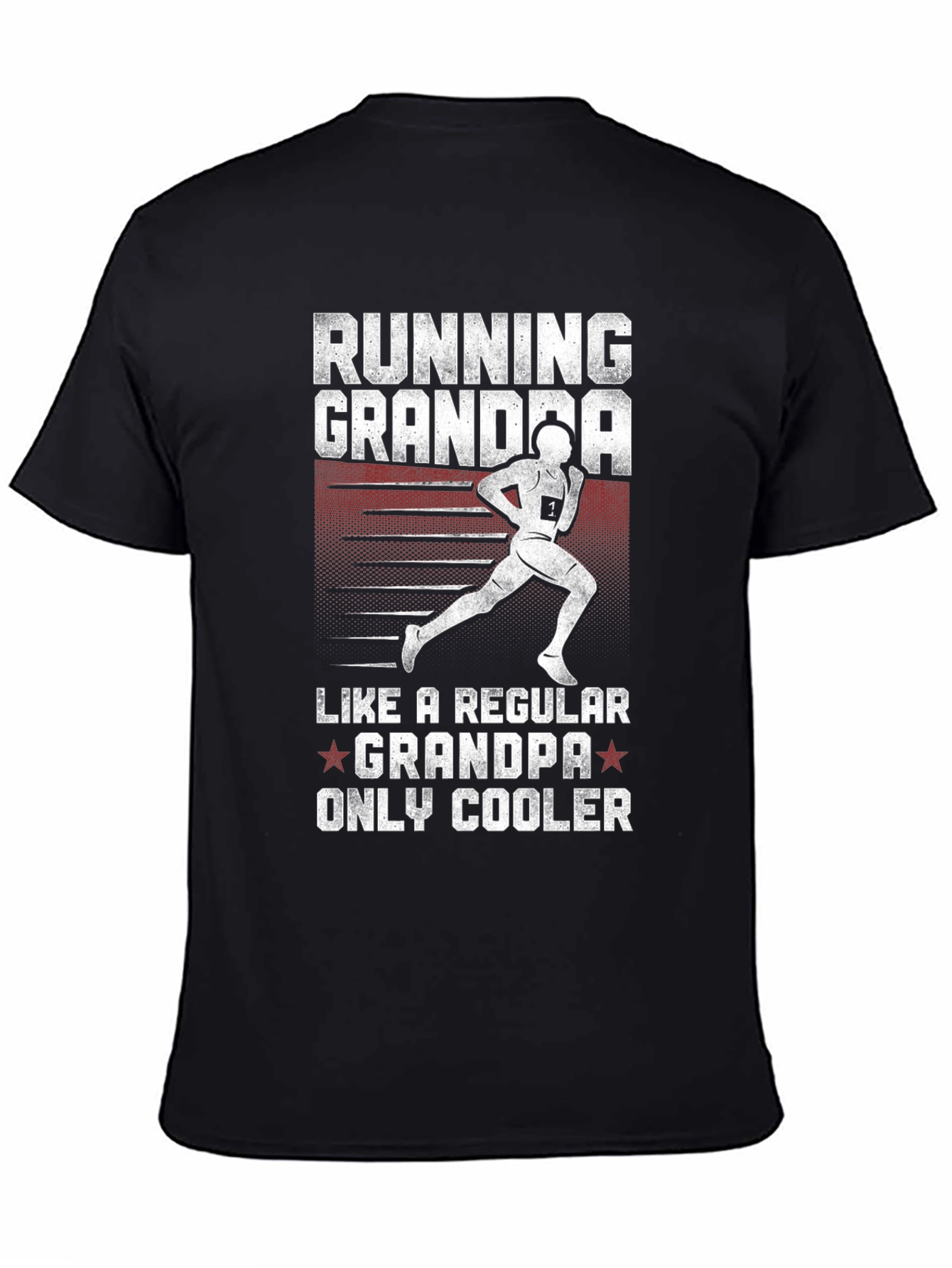 Running Grandpa T-Shirt - Cool Grandfather Gift