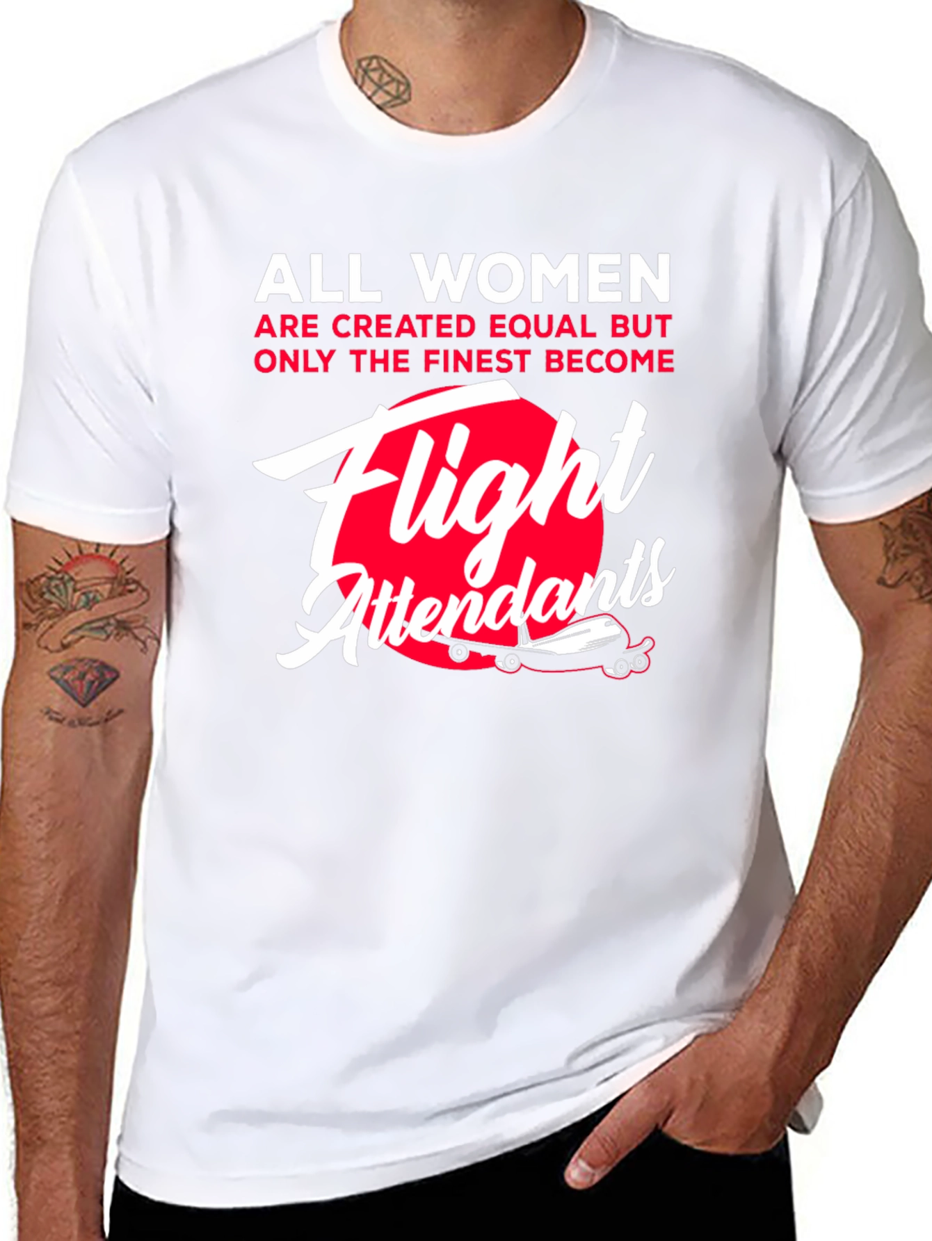 Flight Attendant T-Shirt - Women in Aviation Tee