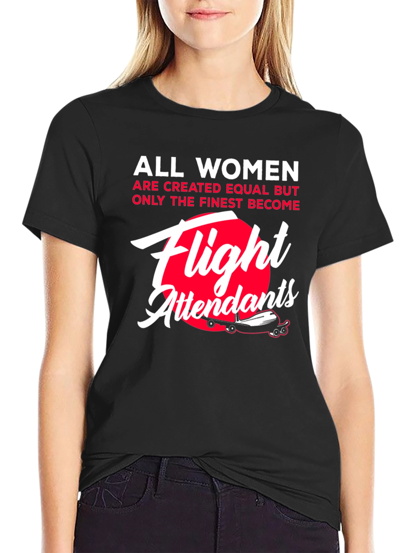 Flight Attendant T-Shirt - Women in Aviation Tee