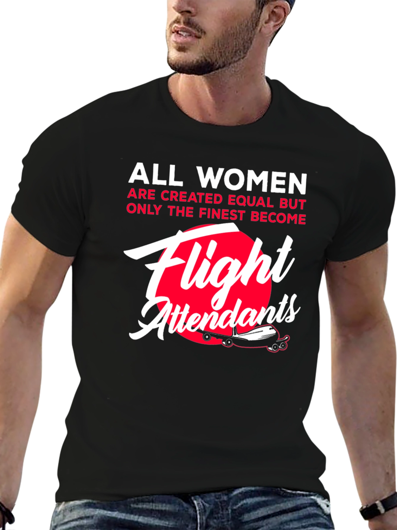 Flight Attendant T-Shirt - Women in Aviation Tee