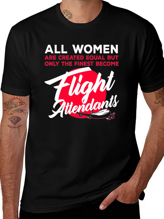 Flight Attendant T-Shirt - Women in Aviation Tee