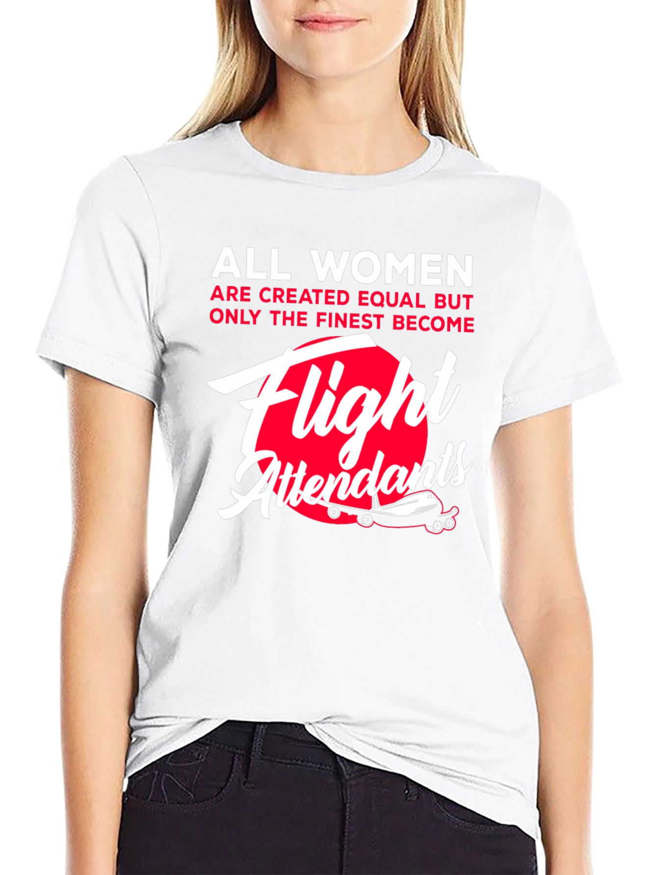 Flight Attendant T-Shirt - Women in Aviation Tee