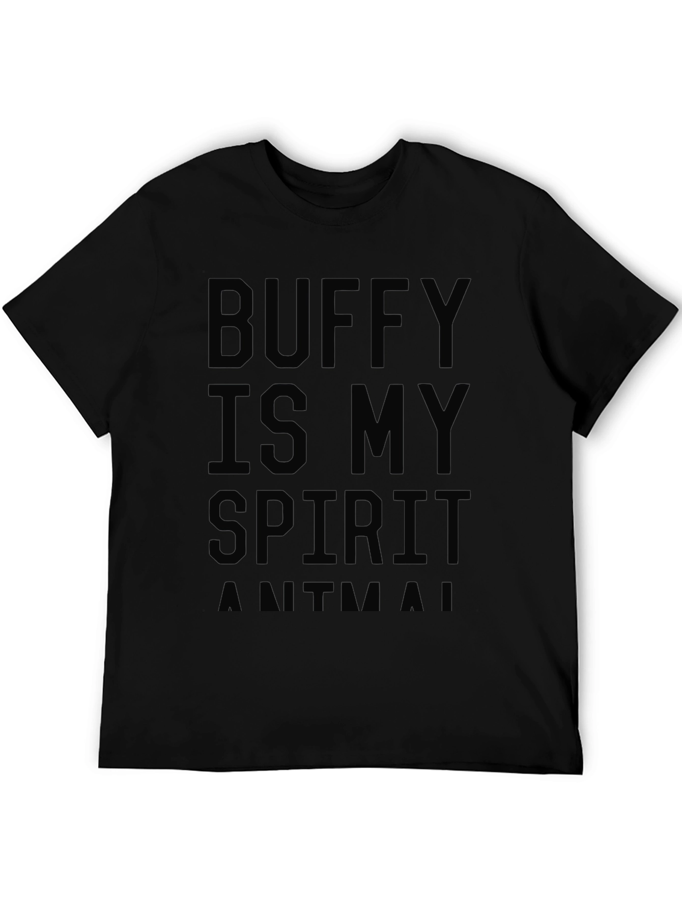 Buffy Spirit Animal Black T-Shirt