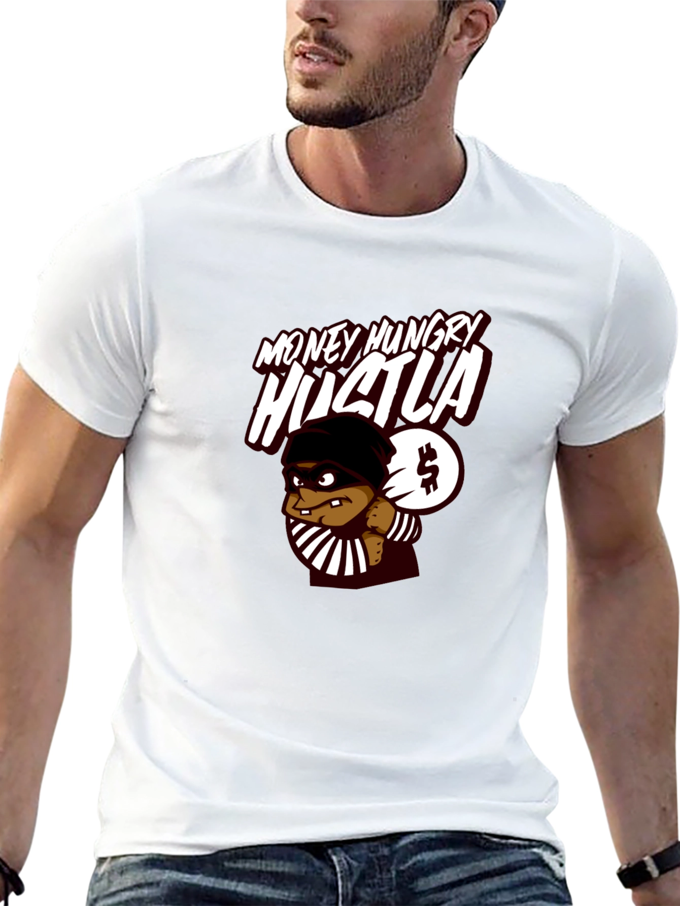 Money Hungry Hustla Black T-Shirt