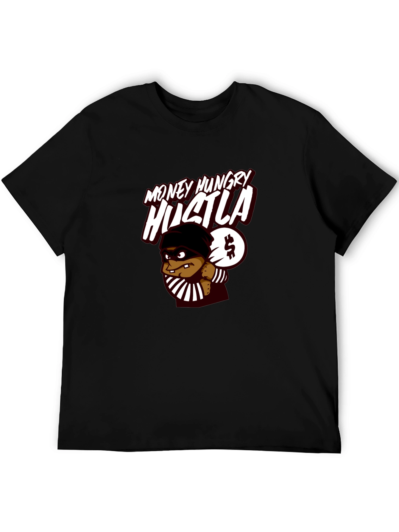 Money Hungry Hustla Black T-Shirt
