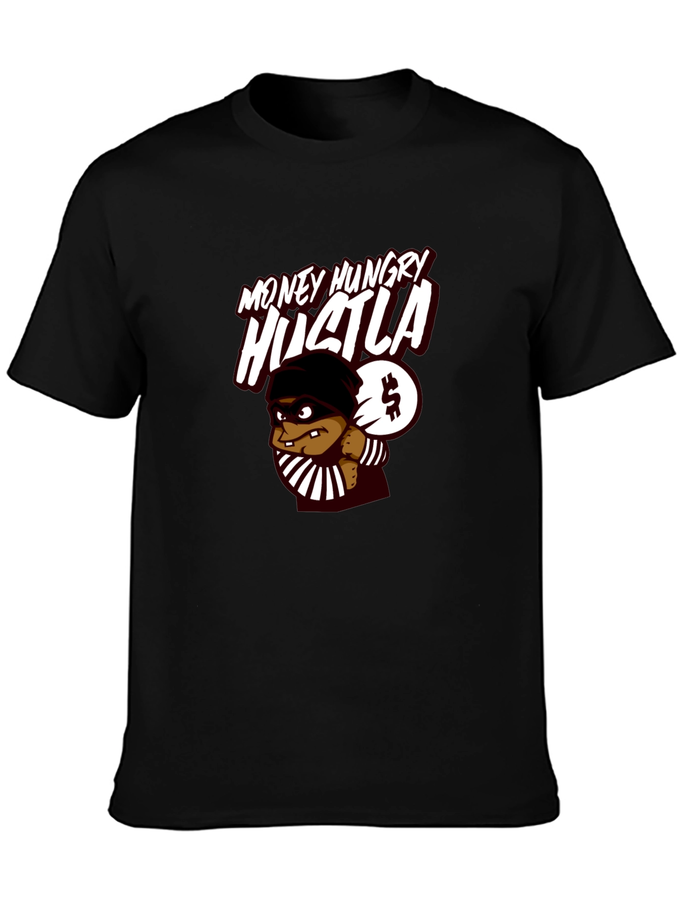 Money Hungry Hustla Black T-Shirt