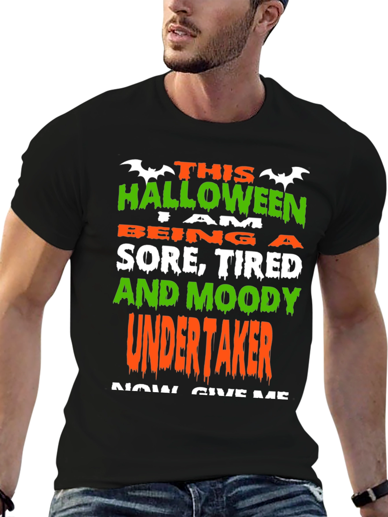Halloween Sore Tired & Moody Undertaker T-Shirt