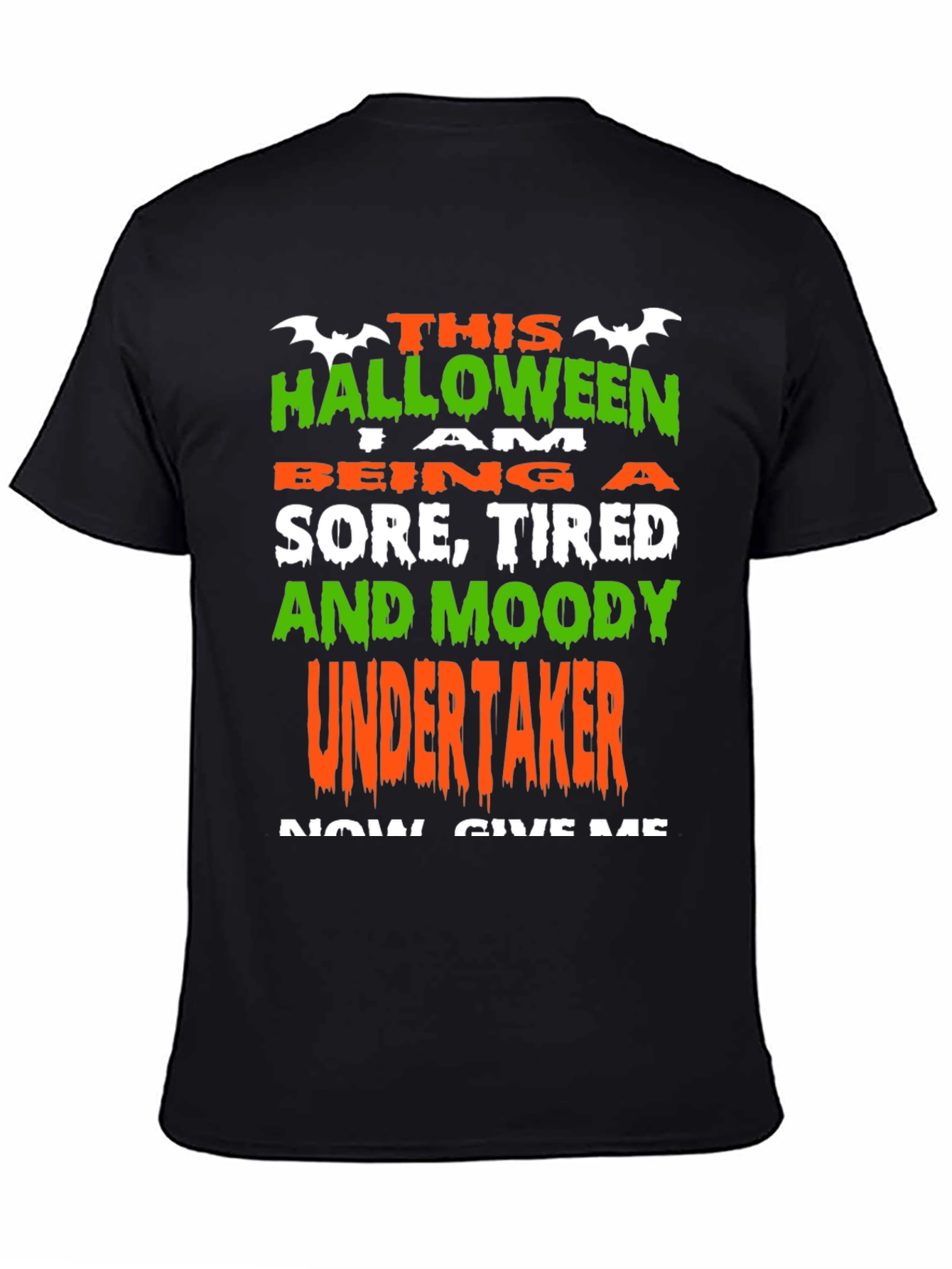 Halloween Sore Tired & Moody Undertaker T-Shirt