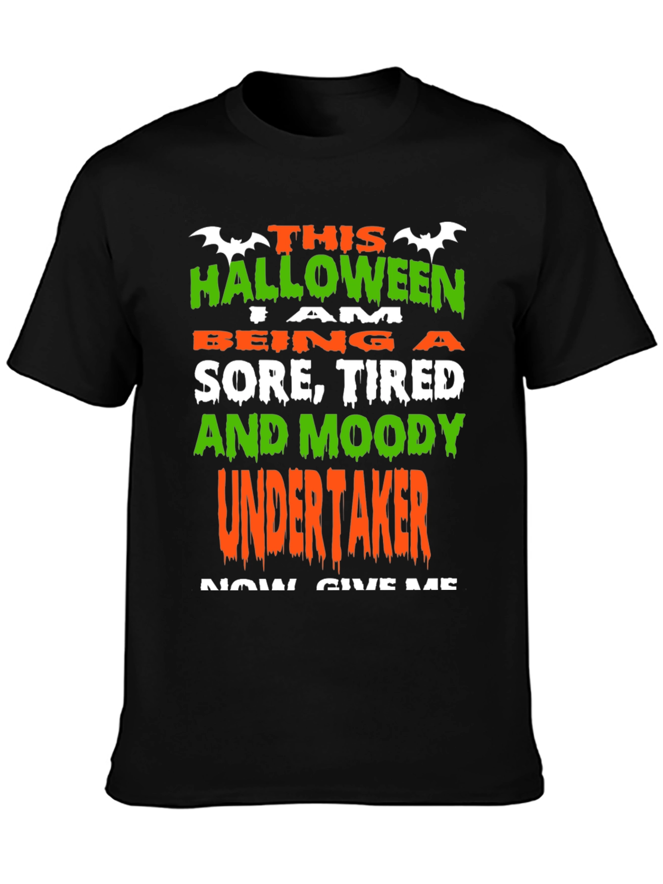 Halloween Sore Tired & Moody Undertaker T-Shirt