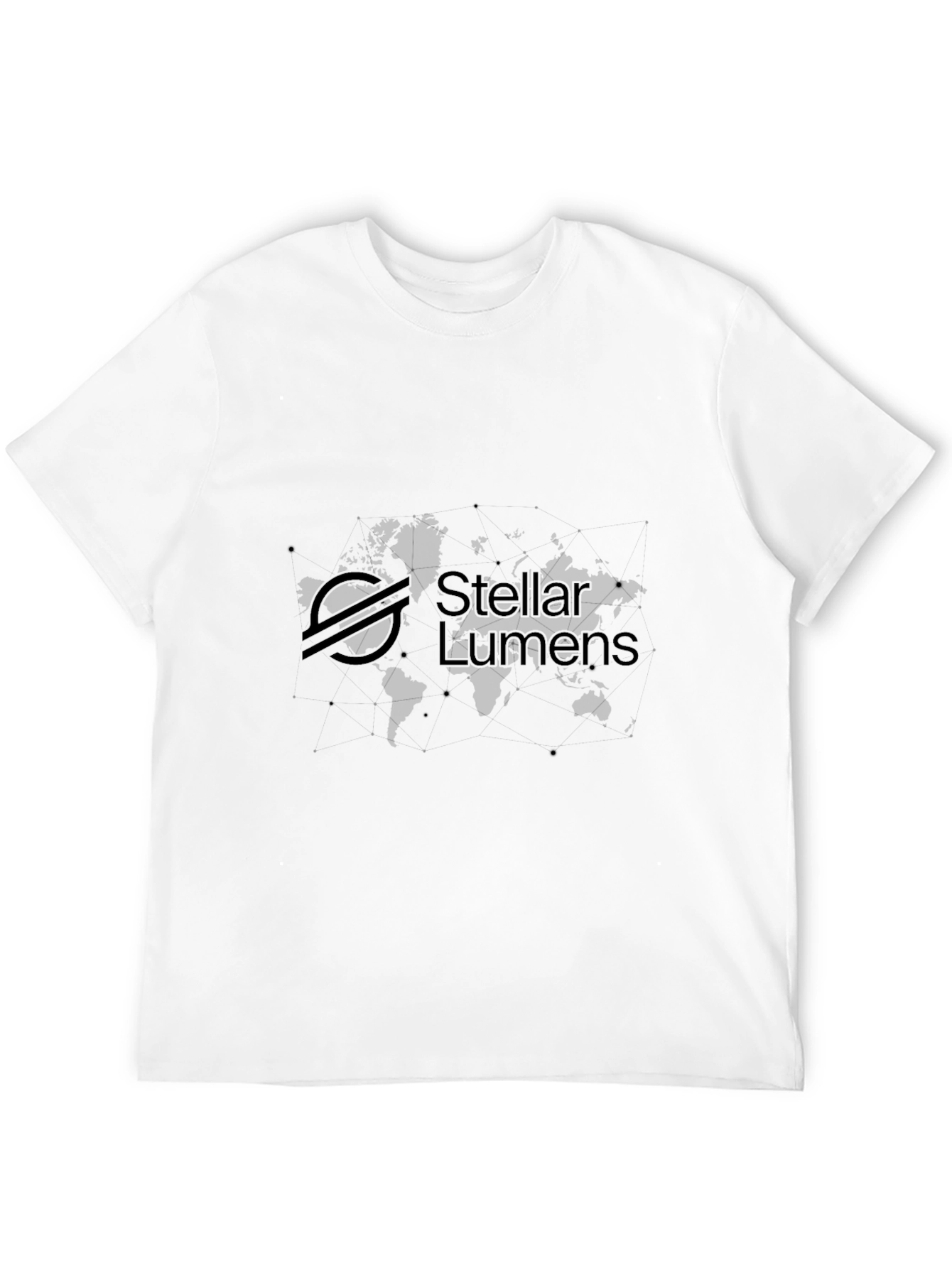Stellar Lumens Black T-Shirt - Crypto Apparel