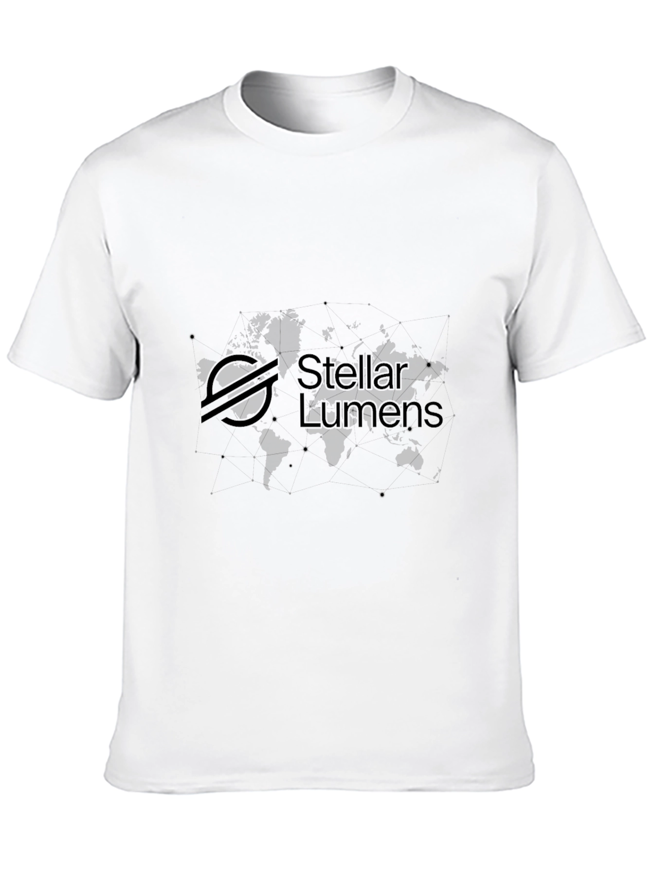 Stellar Lumens Black T-Shirt - Crypto Apparel