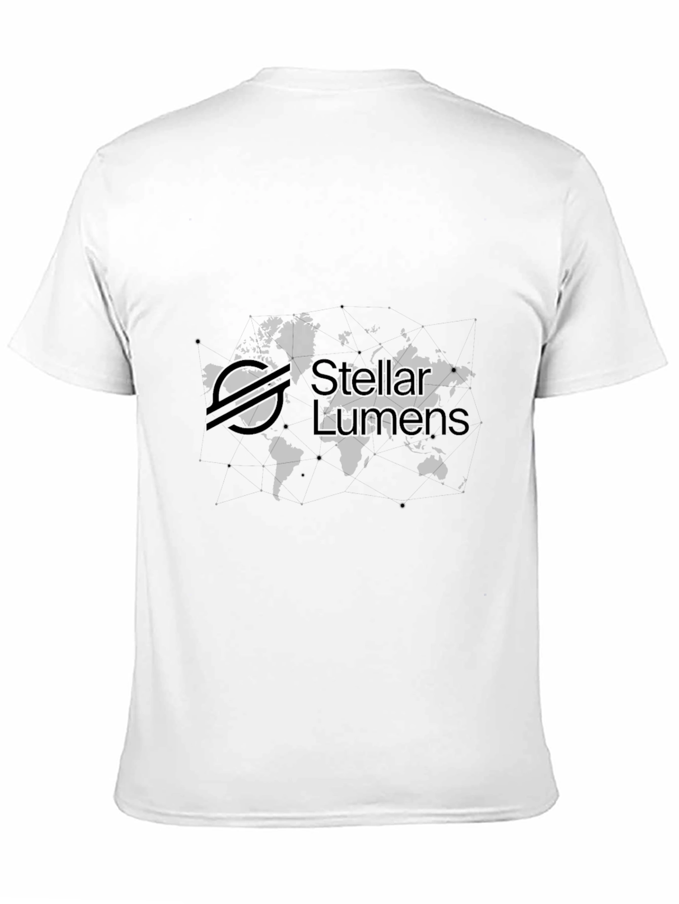 Stellar Lumens Black T-Shirt - Crypto Apparel