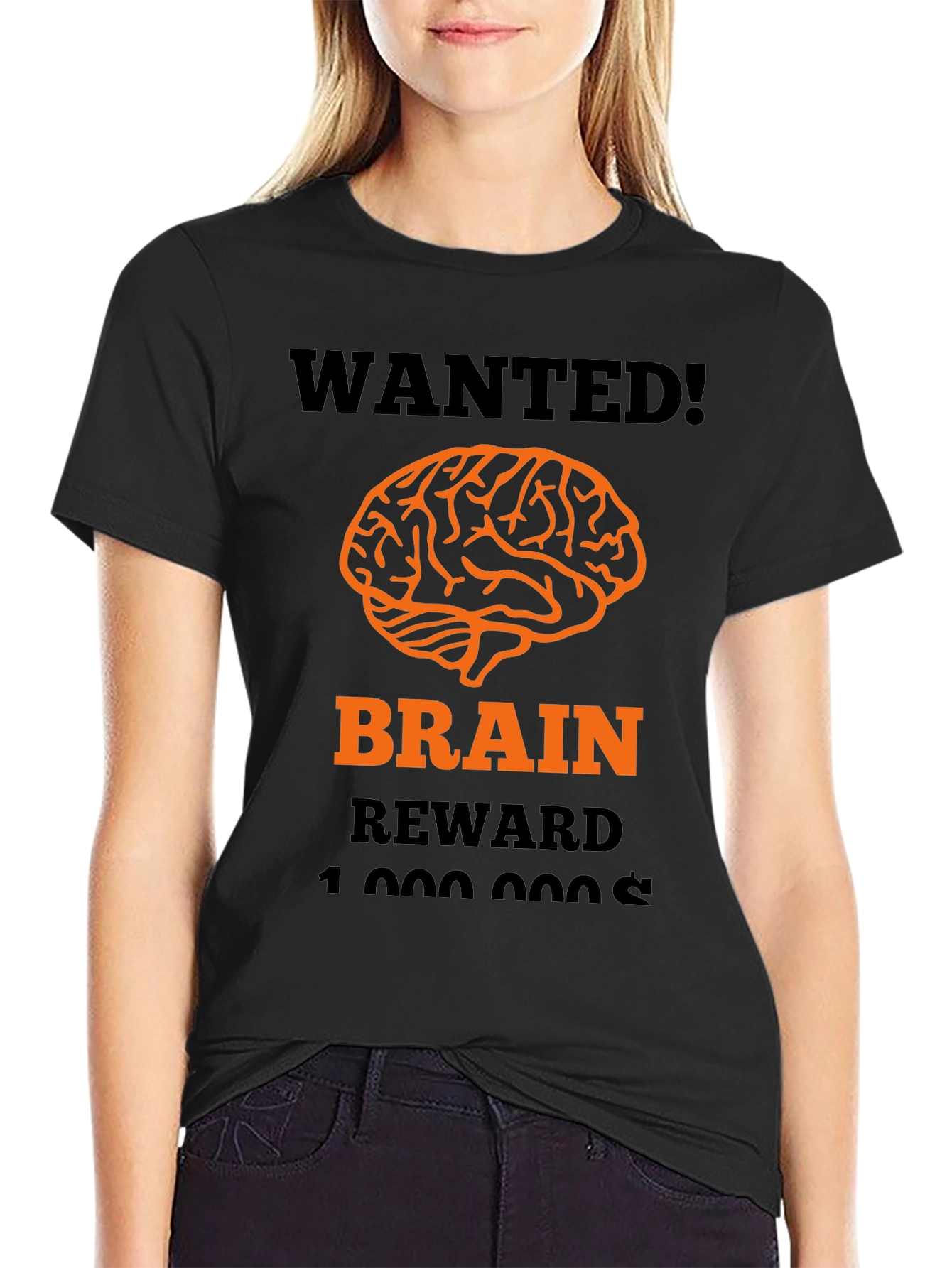 Wanted Brain Reward Mens Graphic T-Shirt