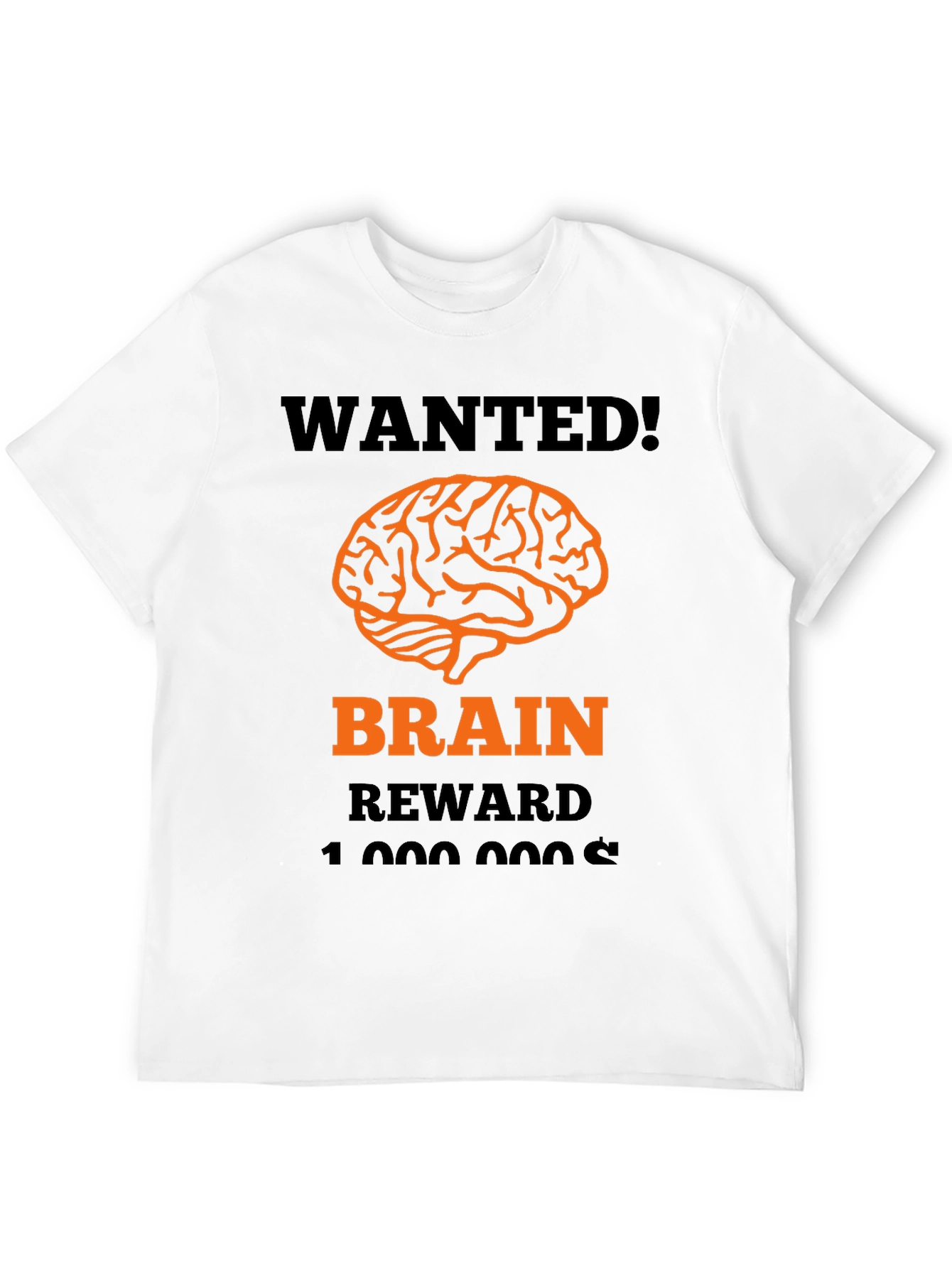 Wanted Brain Reward Mens Graphic T-Shirt