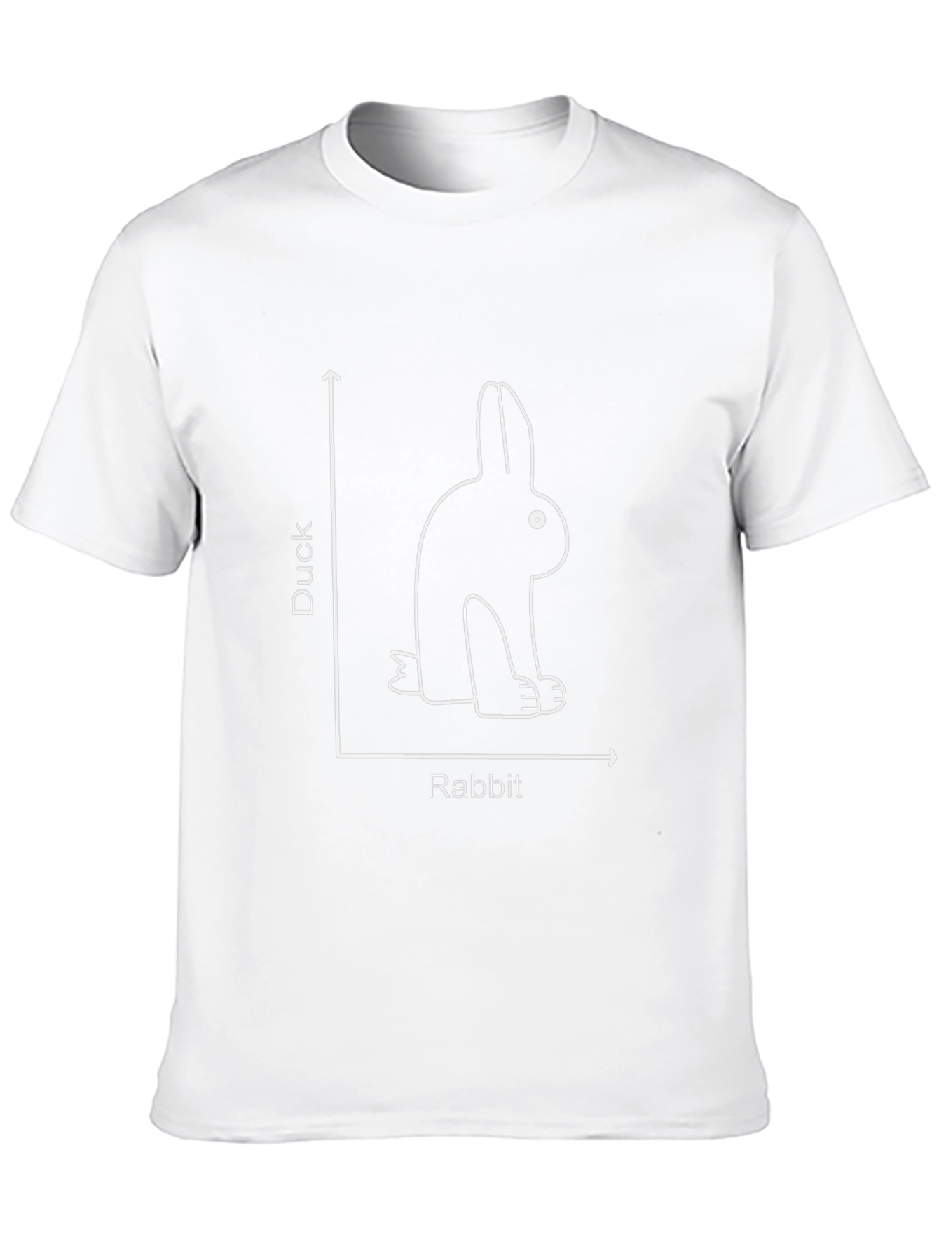 Rabbit or Duck T-Shirt - Illusion Art