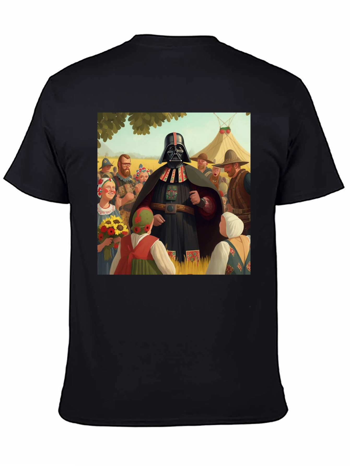 Darth Vader Folk Art T-Shirt
