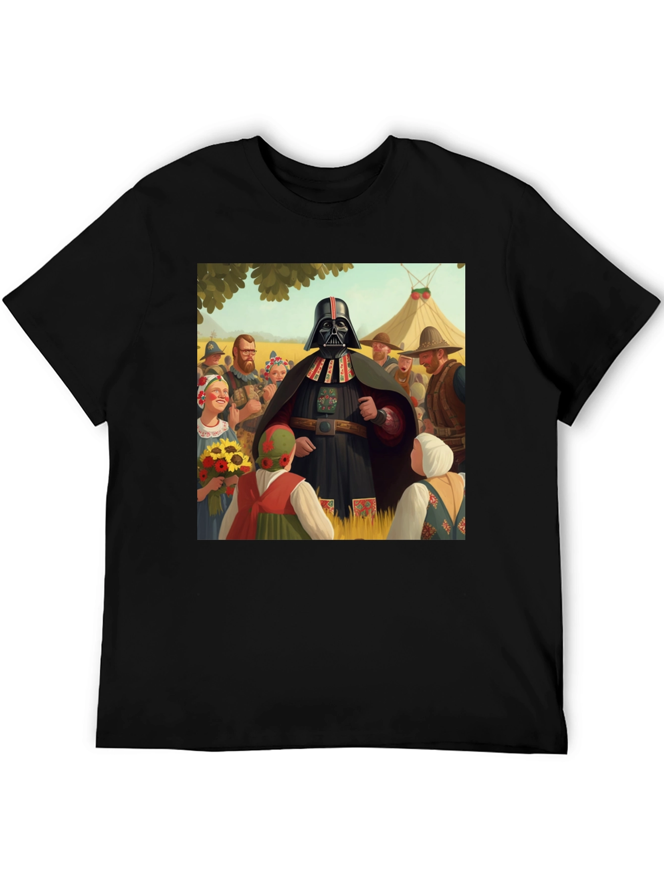 Darth Vader Folk Art T-Shirt