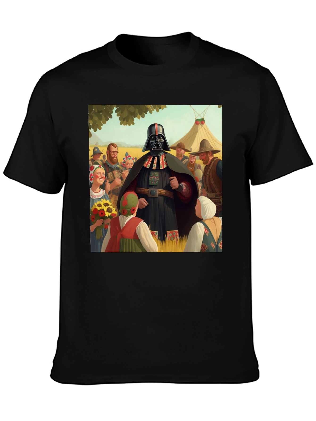 Darth Vader Folk Art T-Shirt