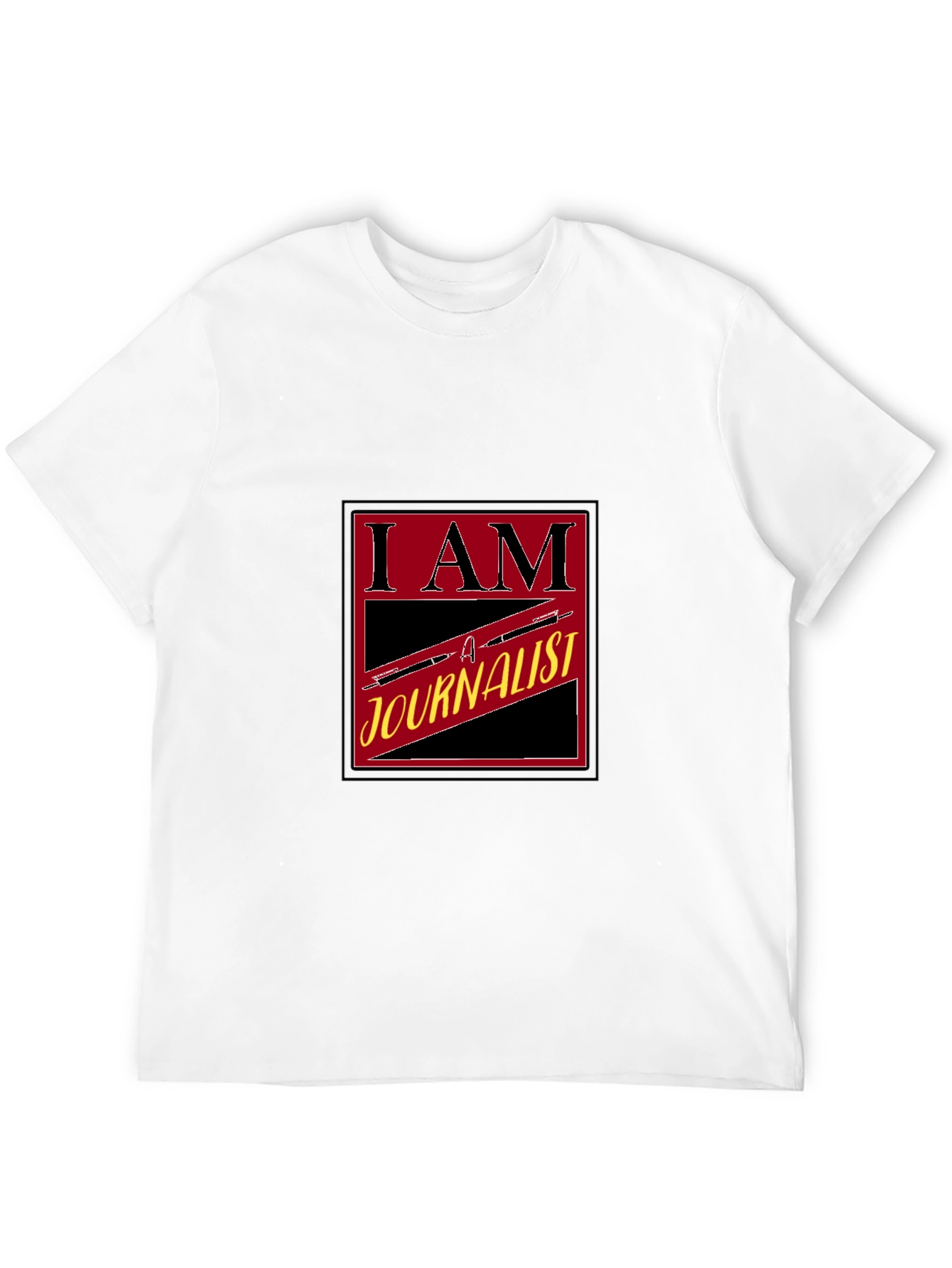 I am a Journalist Black T-Shirt