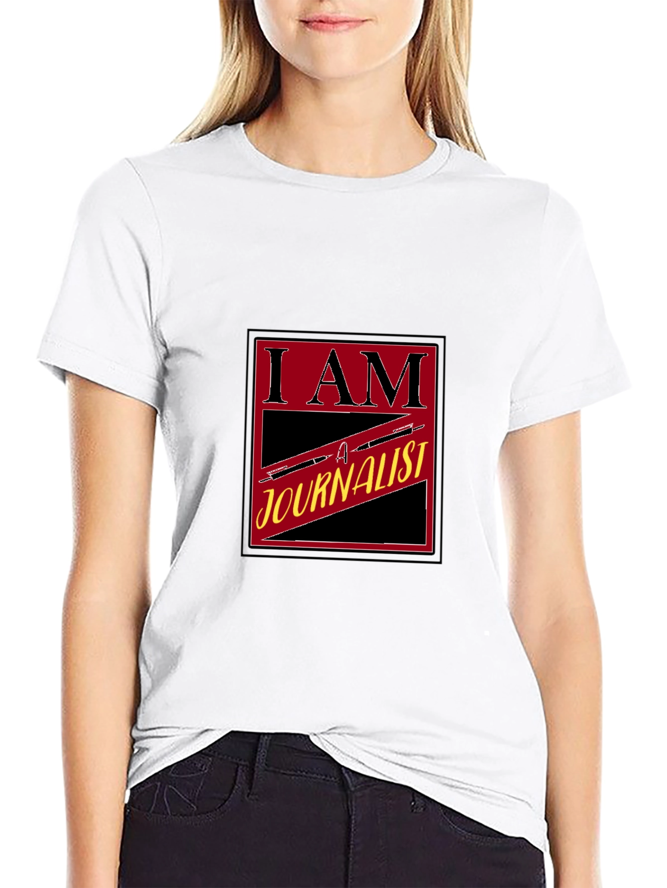 I am a Journalist Black T-Shirt