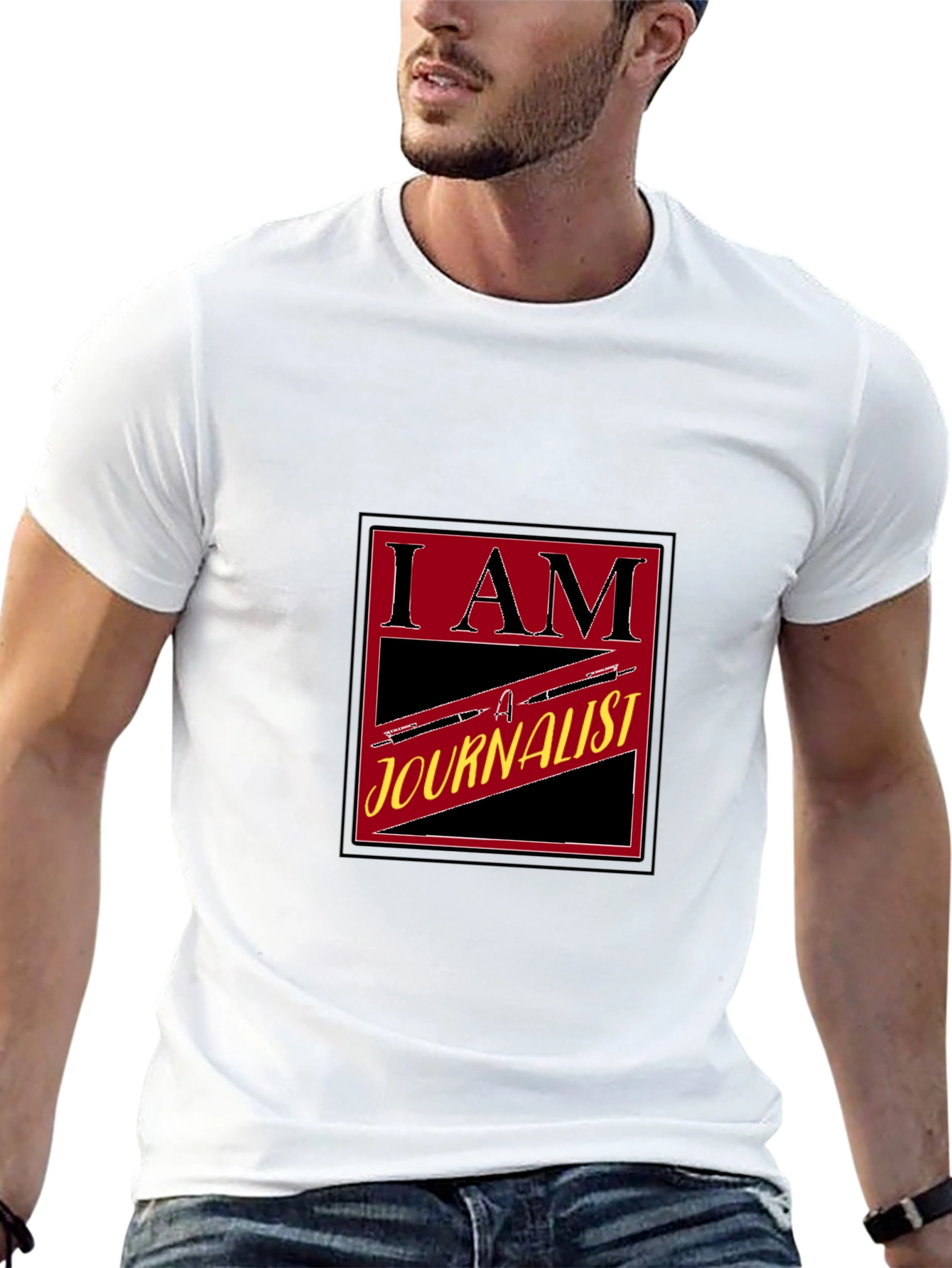 I am a Journalist Black T-Shirt
