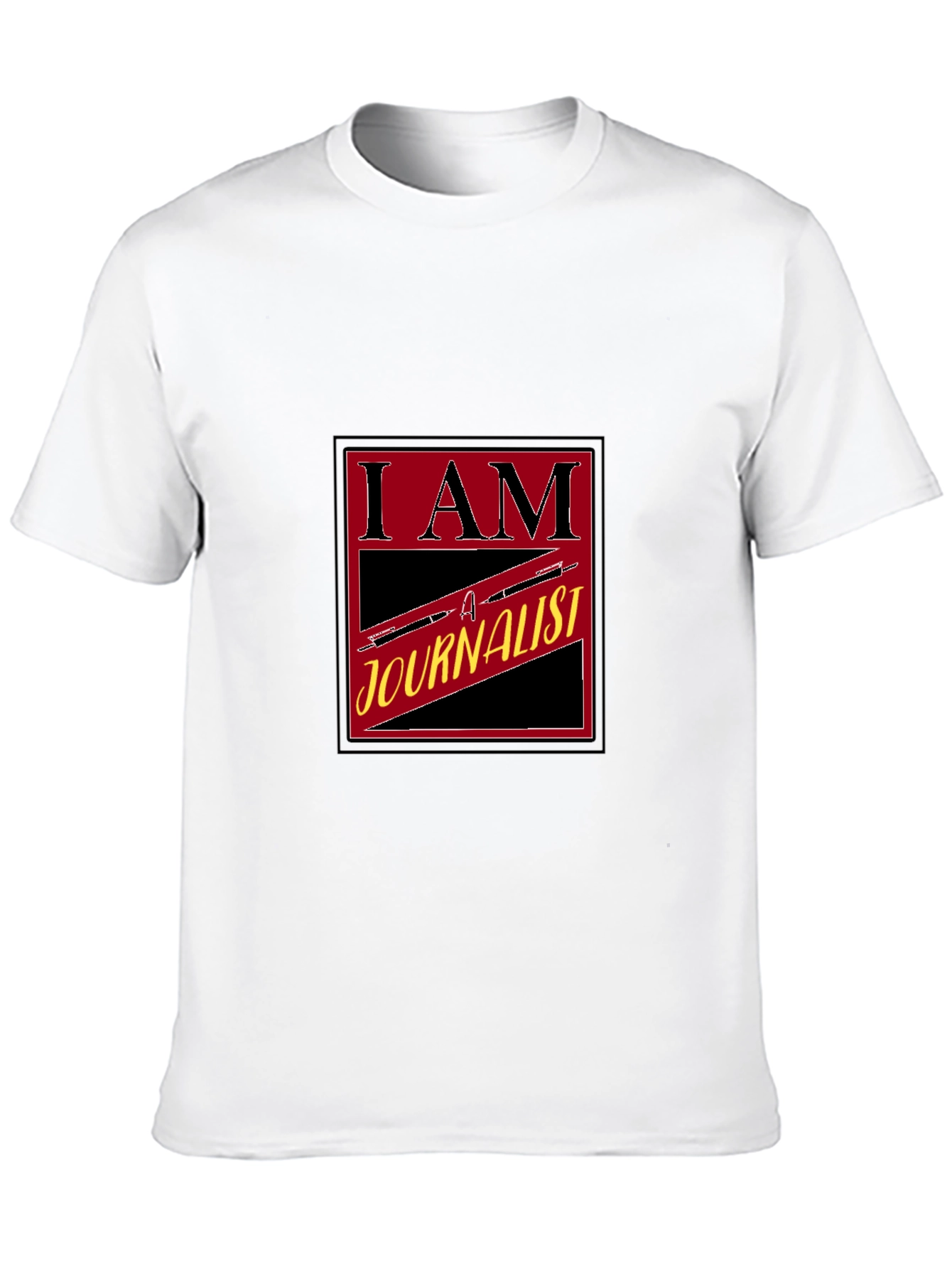 I am a Journalist Black T-Shirt
