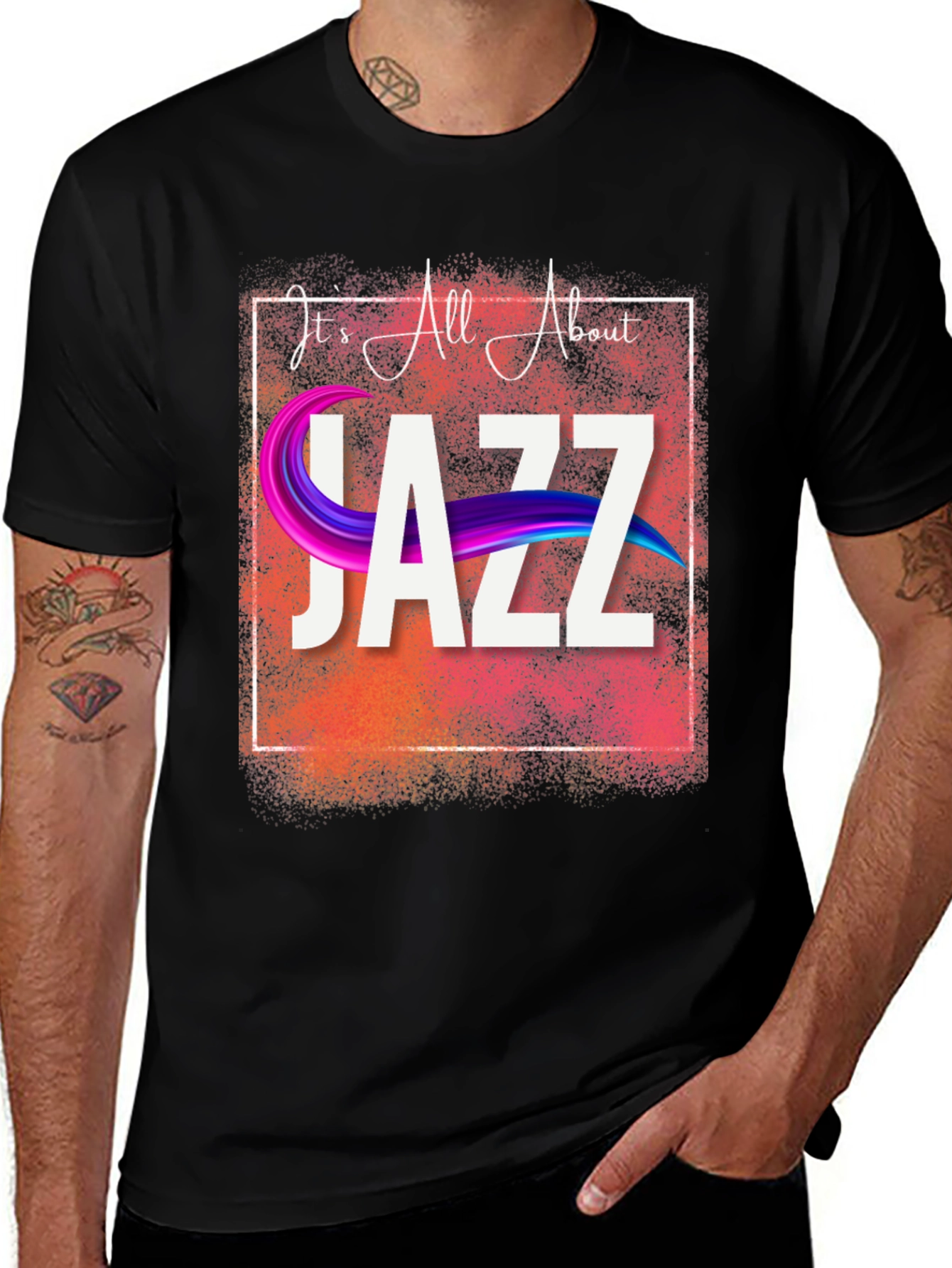 Its All About Jazz Graphic T-Shirt