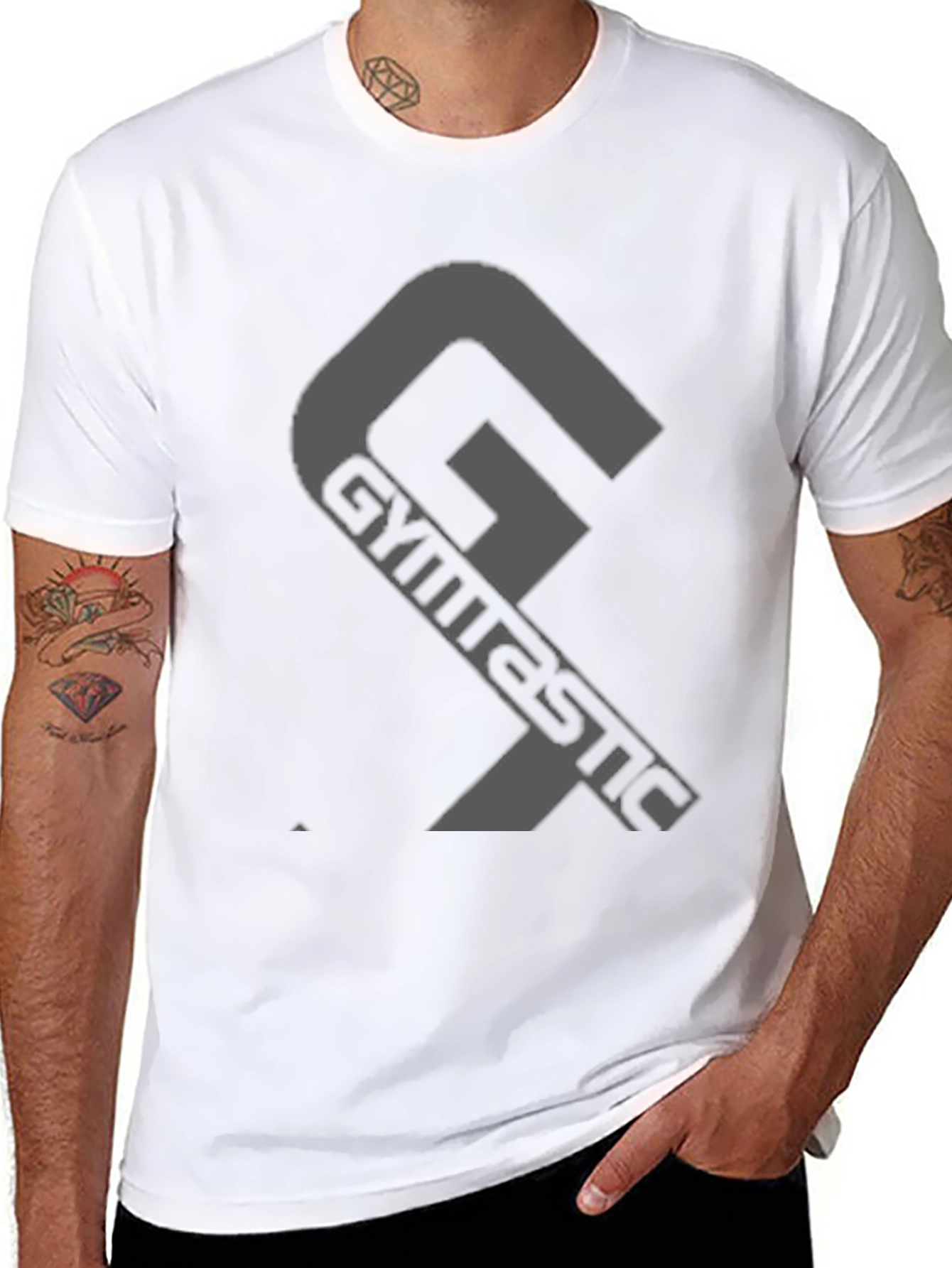 Gymnastic Logo T-Shirt - Classic Black Tee