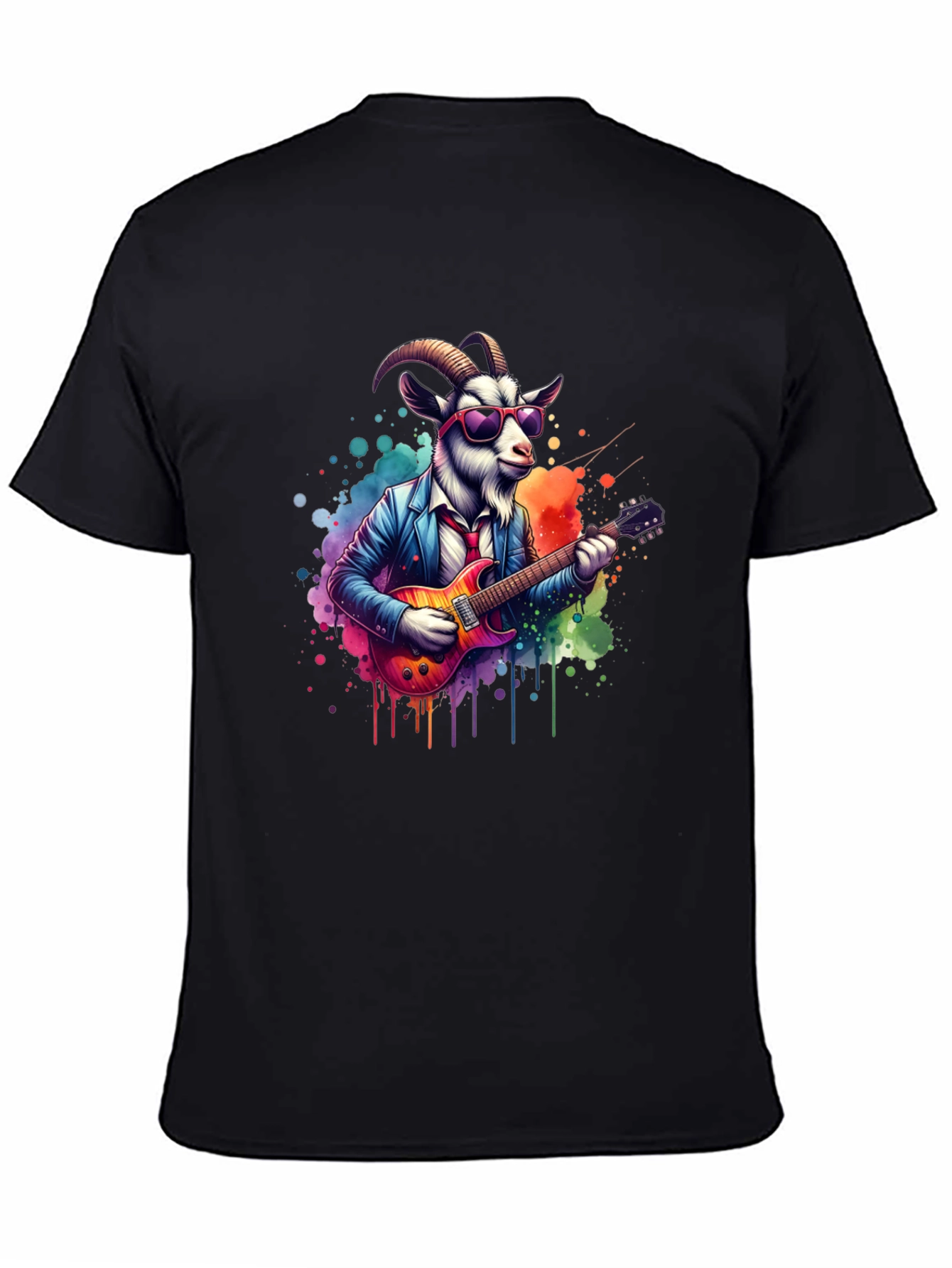 Goat Musician Graphic Tee