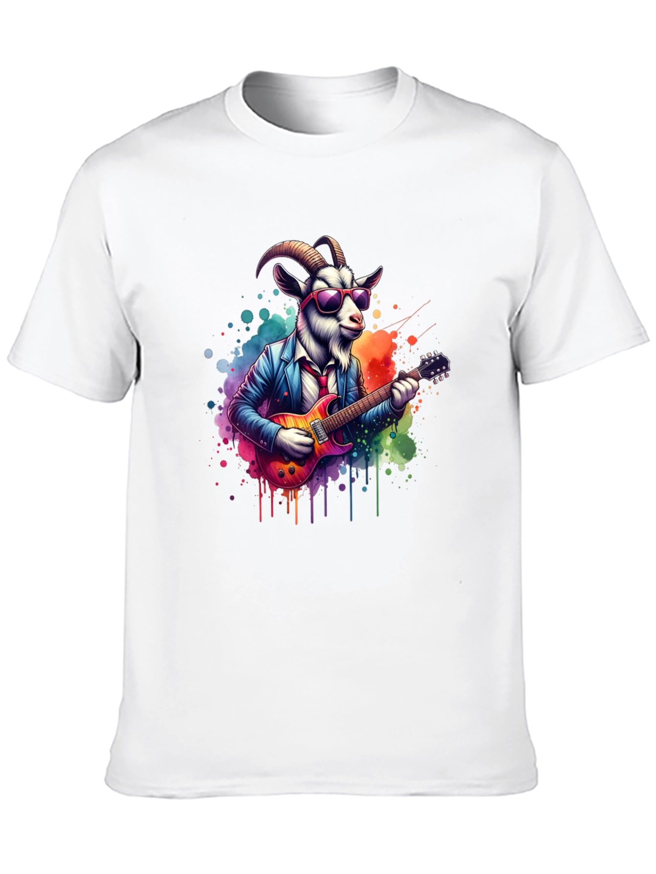 Goat Musician Graphic Tee