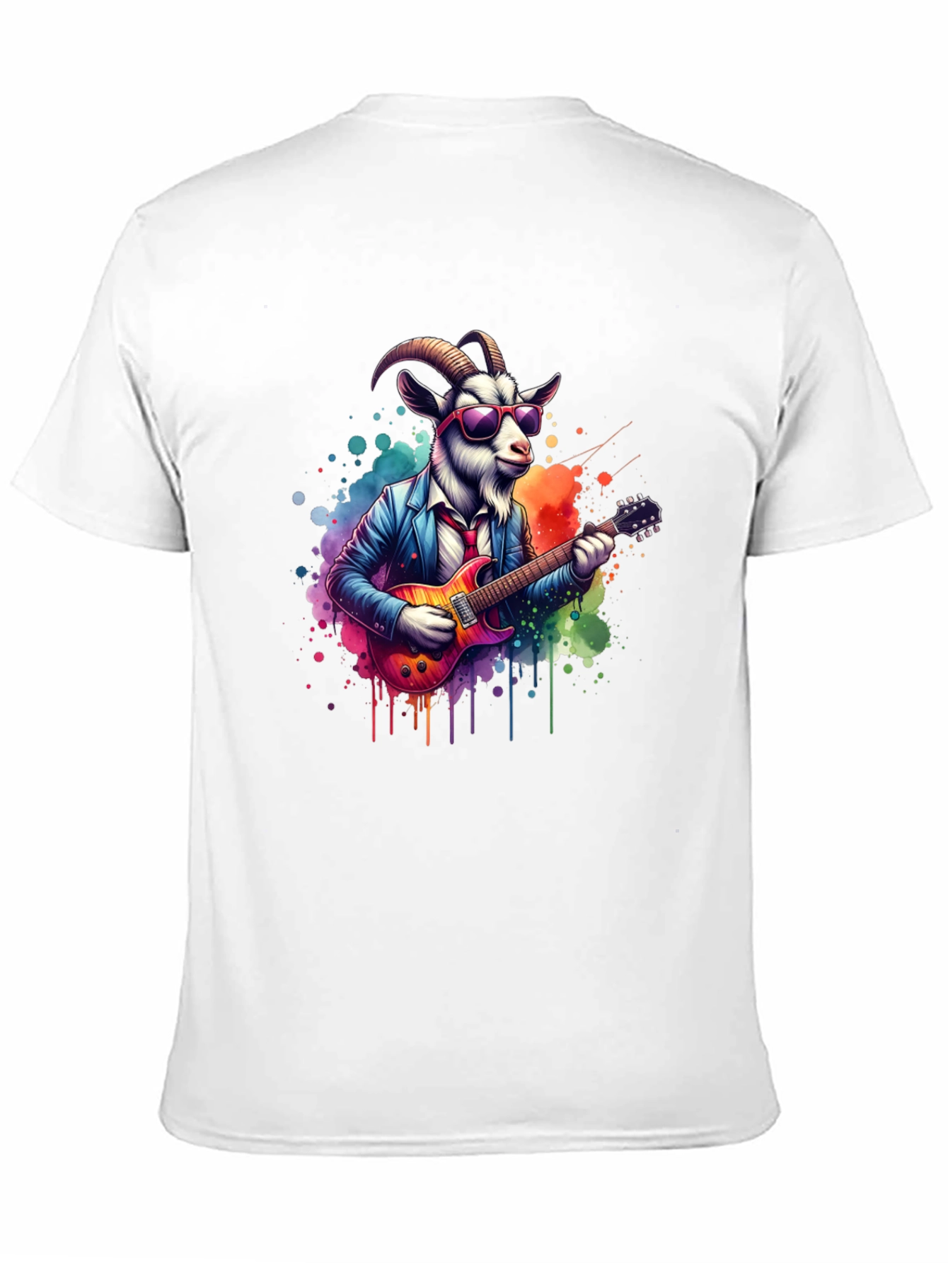 Goat Musician Graphic Tee