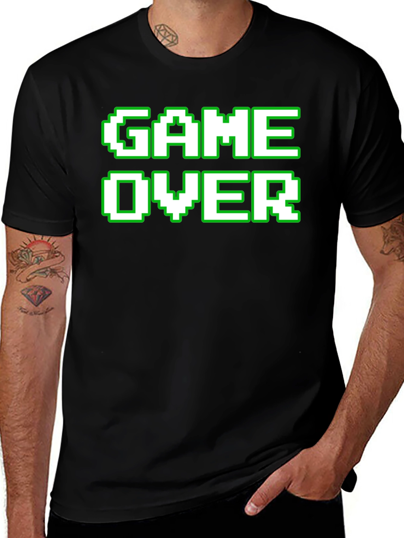Retro Gamer T-Shirt - Game Over Design