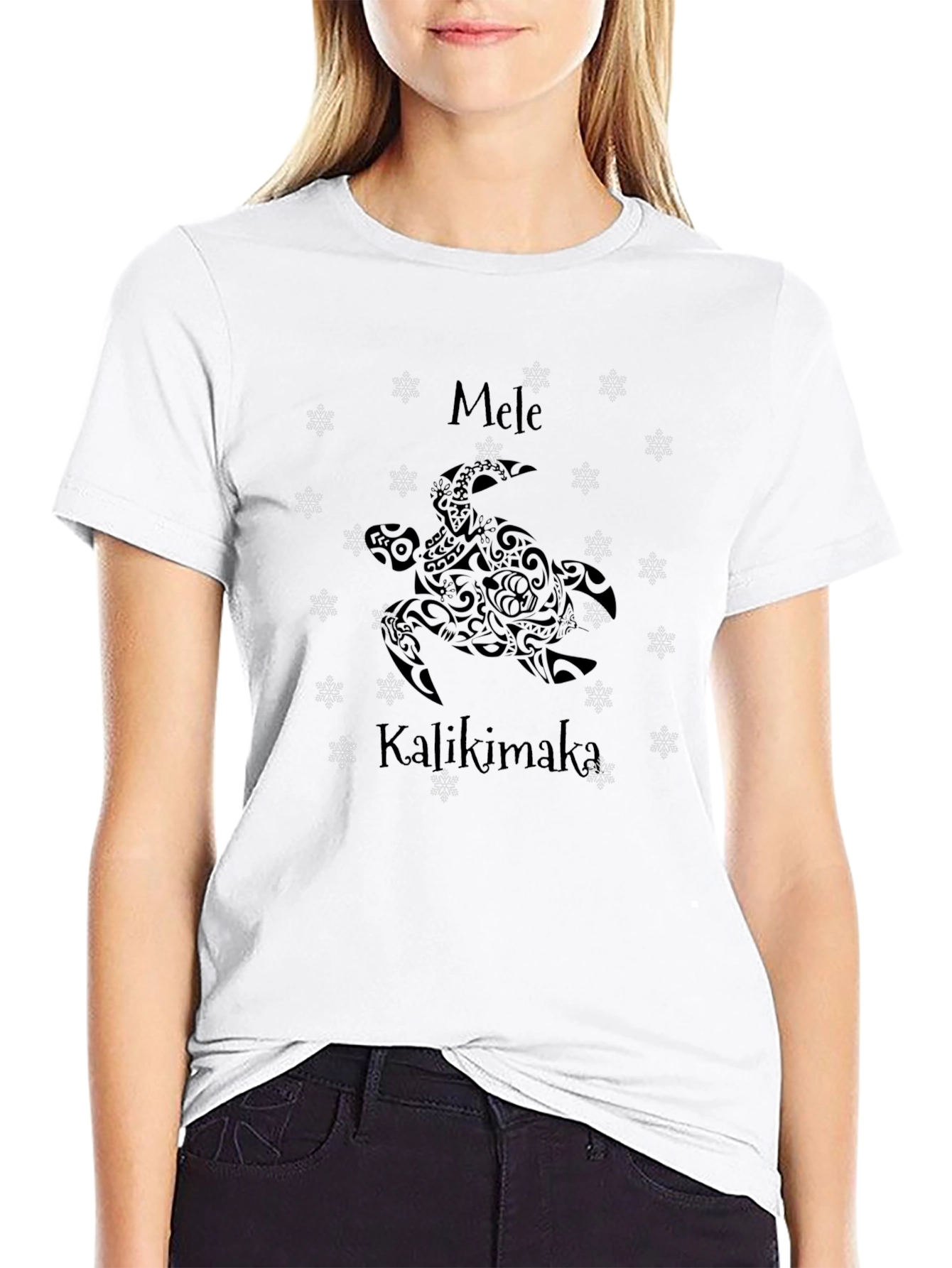 Mele Kalikimaka Turtle Graphic Tee