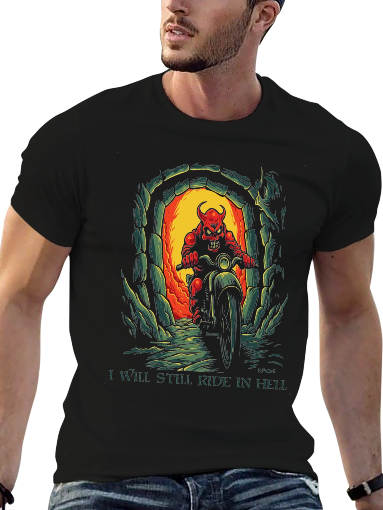 Hell Rider Graphic Tee