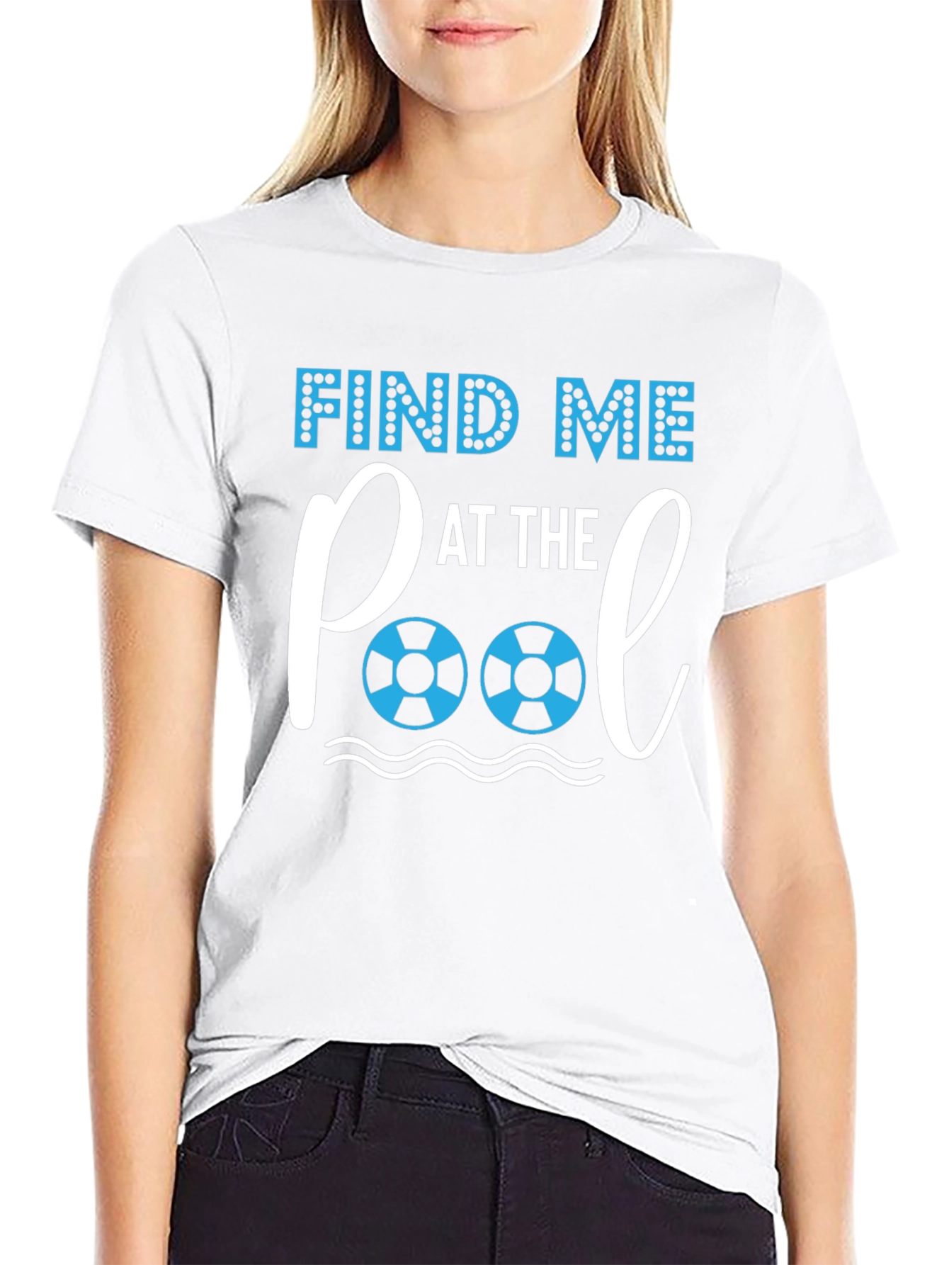 Find Me At The Pool Graphic T-Shirt
