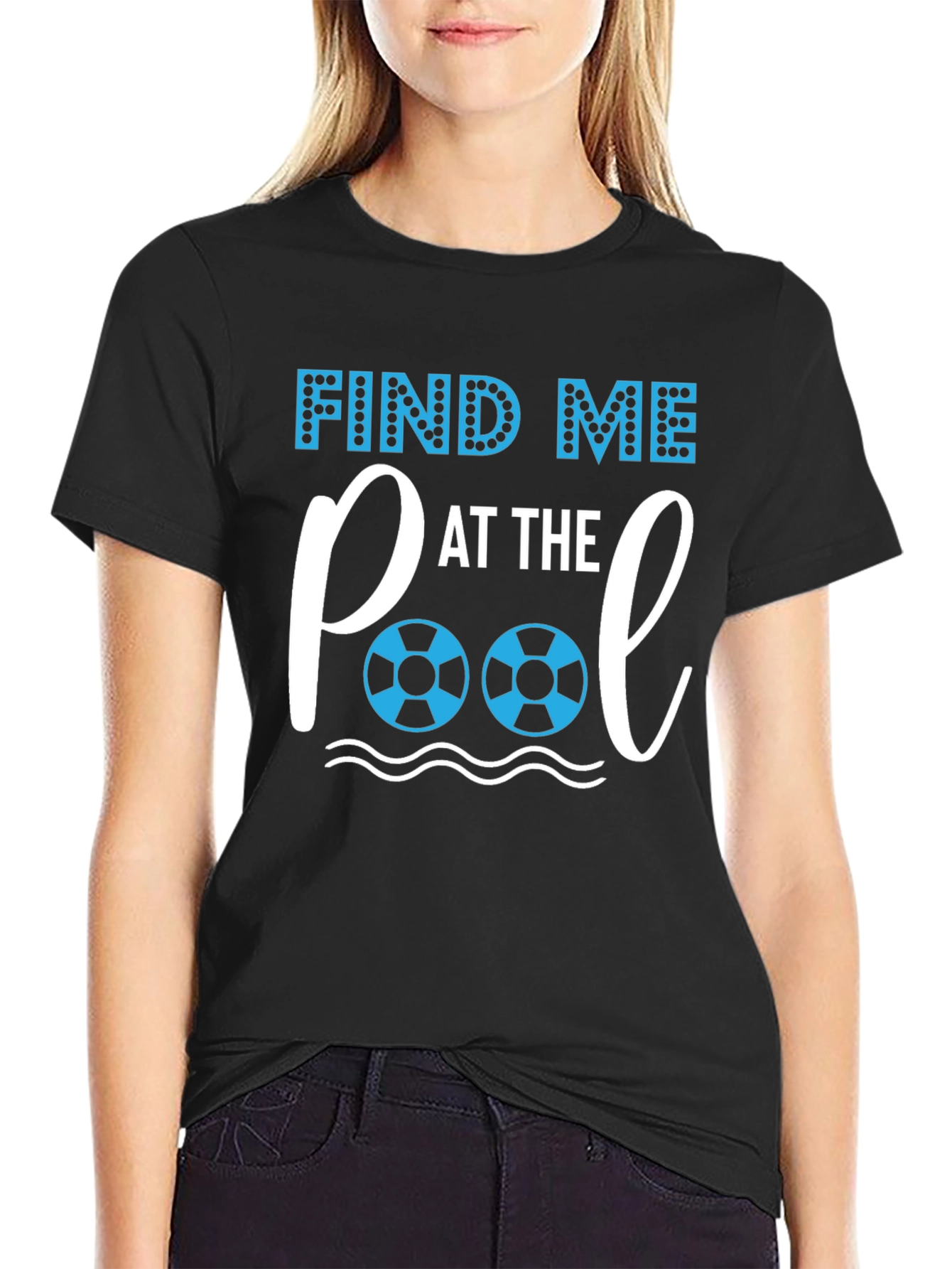 Find Me At The Pool Graphic T-Shirt