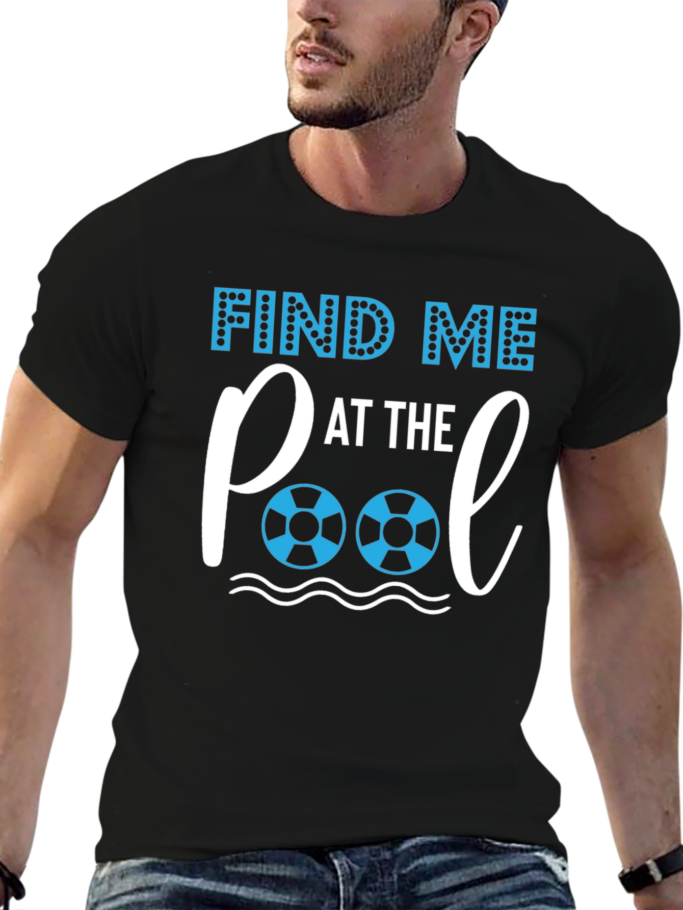 Find Me At The Pool Graphic T-Shirt