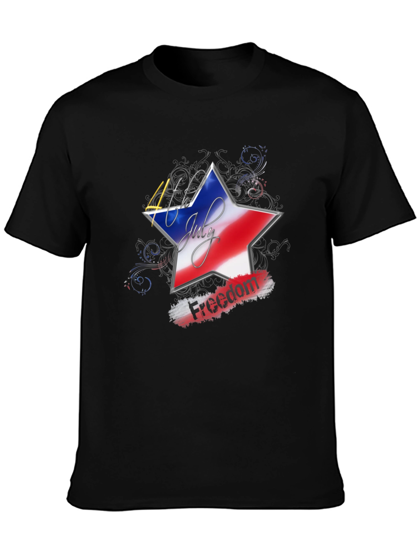 Patriotic 4th of July Freedom Graphic Tee