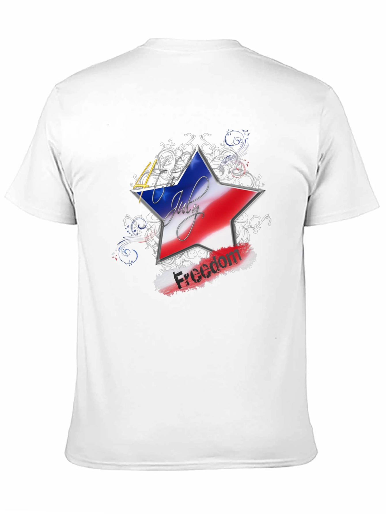 Patriotic 4th of July Freedom Graphic Tee