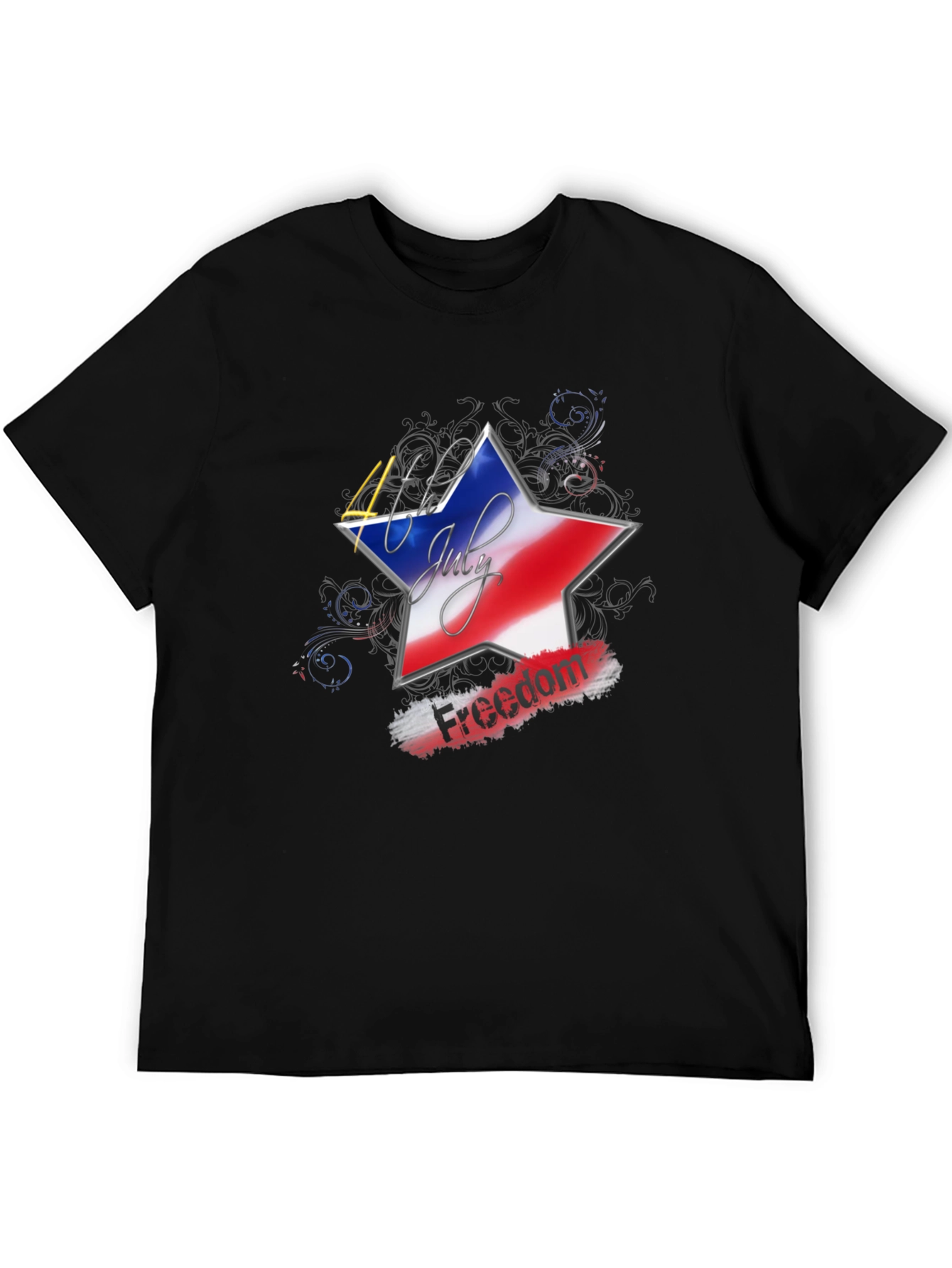 Patriotic 4th of July Freedom Graphic Tee