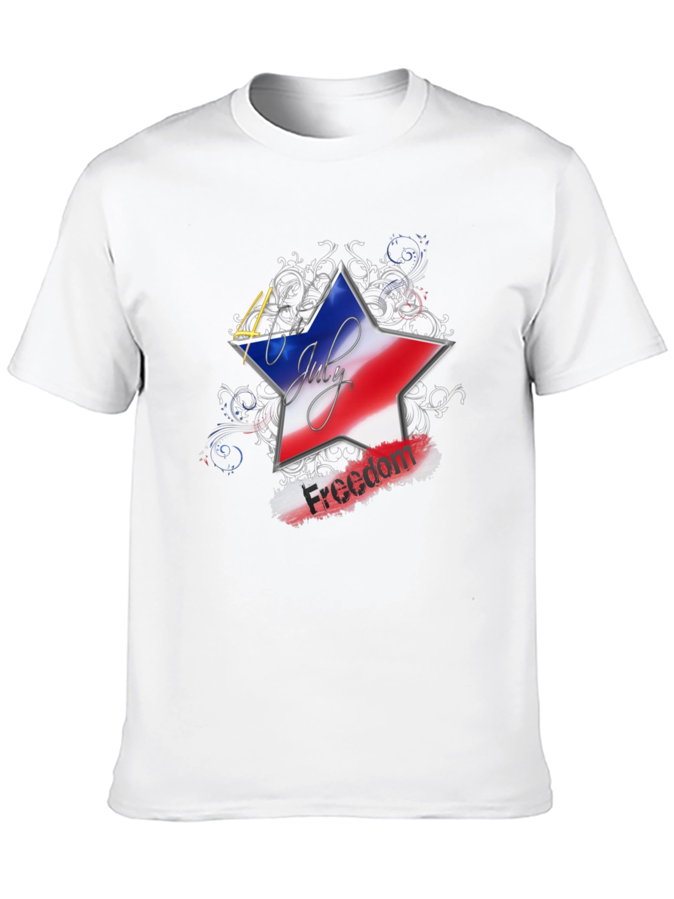 Patriotic 4th of July Freedom Graphic Tee