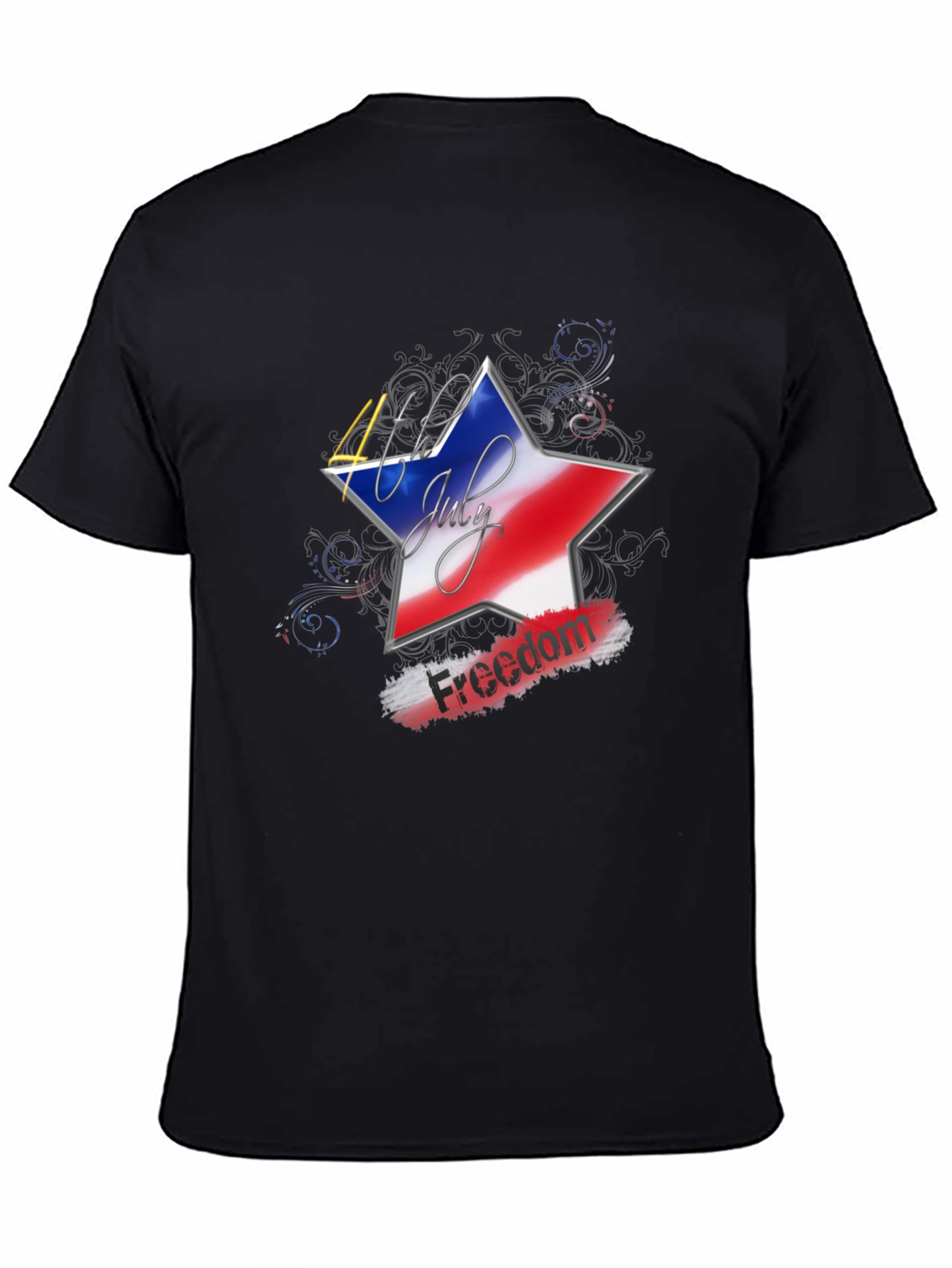 Patriotic 4th of July Freedom Graphic Tee