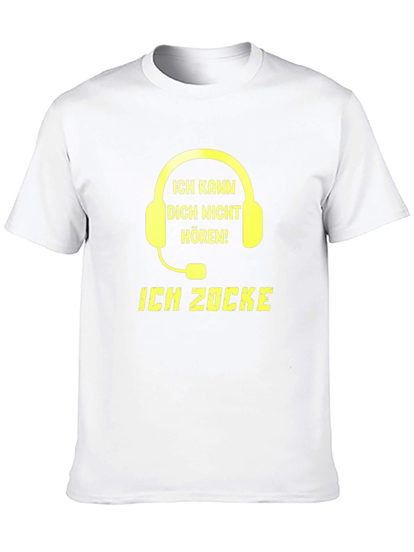 Ich Zocke - Gamer Headset Graphic T-Shirt