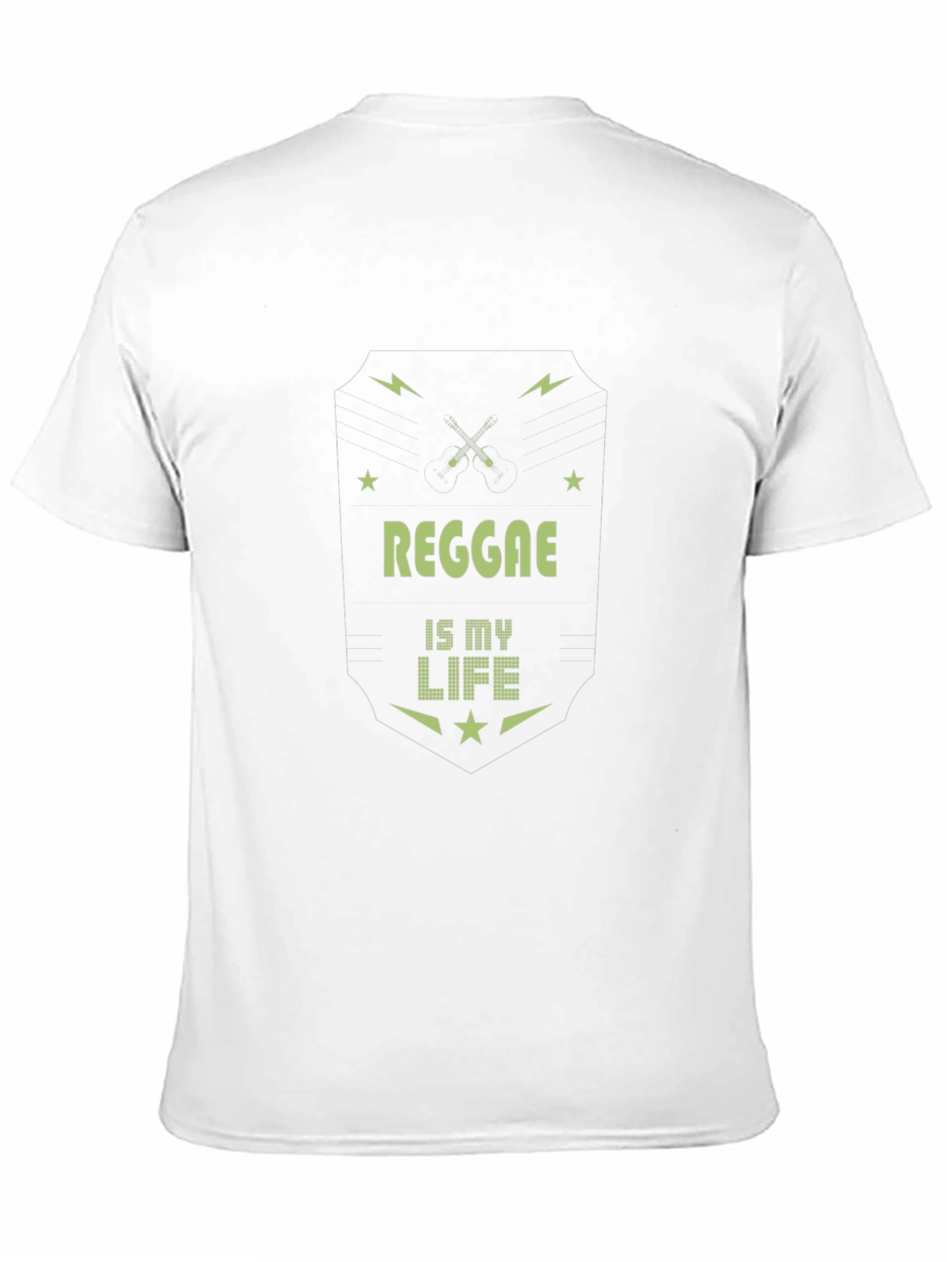 Reggae is My Life Tee - Black Graphic T-Shirt